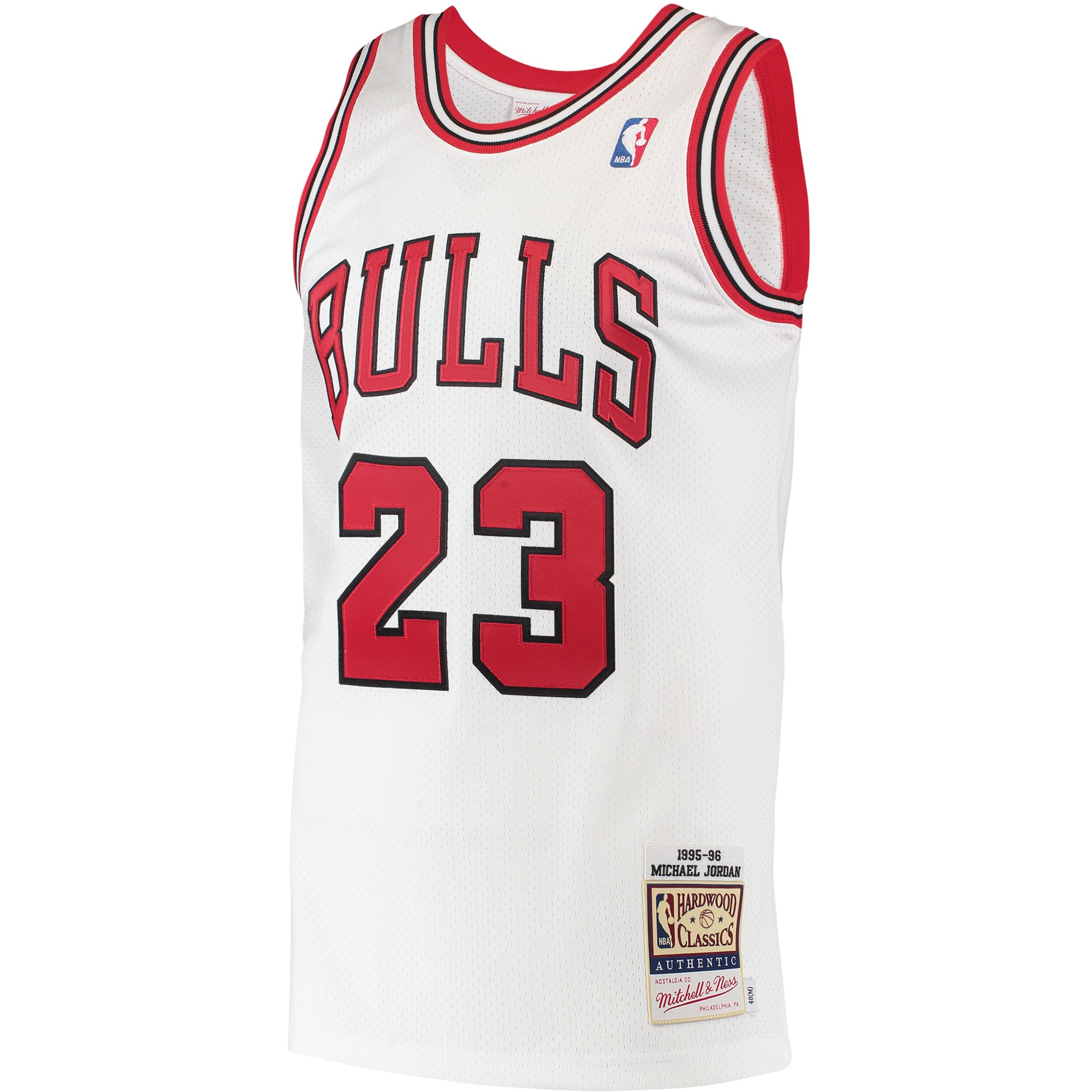Michael Jordan Chicago Bulls Mitchell & Ness 1995 Hardwood Classics Authentic Jersey – White Clowdercats