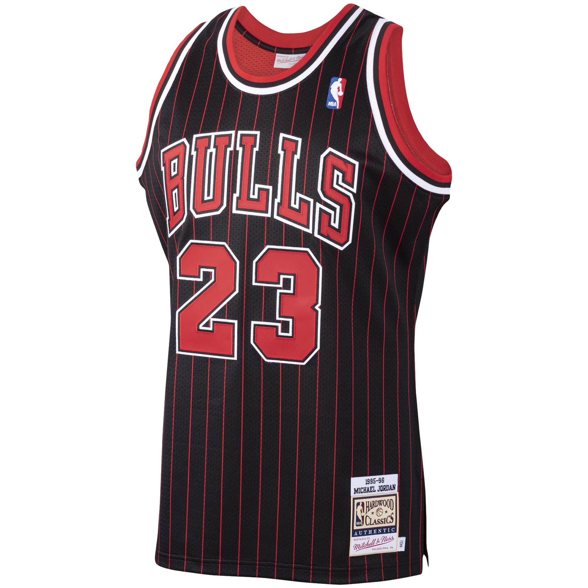 Michael Jordan Chicago Bulls Mitchell & Ness 1995/96 Hardwood Classics Authentic Jersey – Black Clowdercats