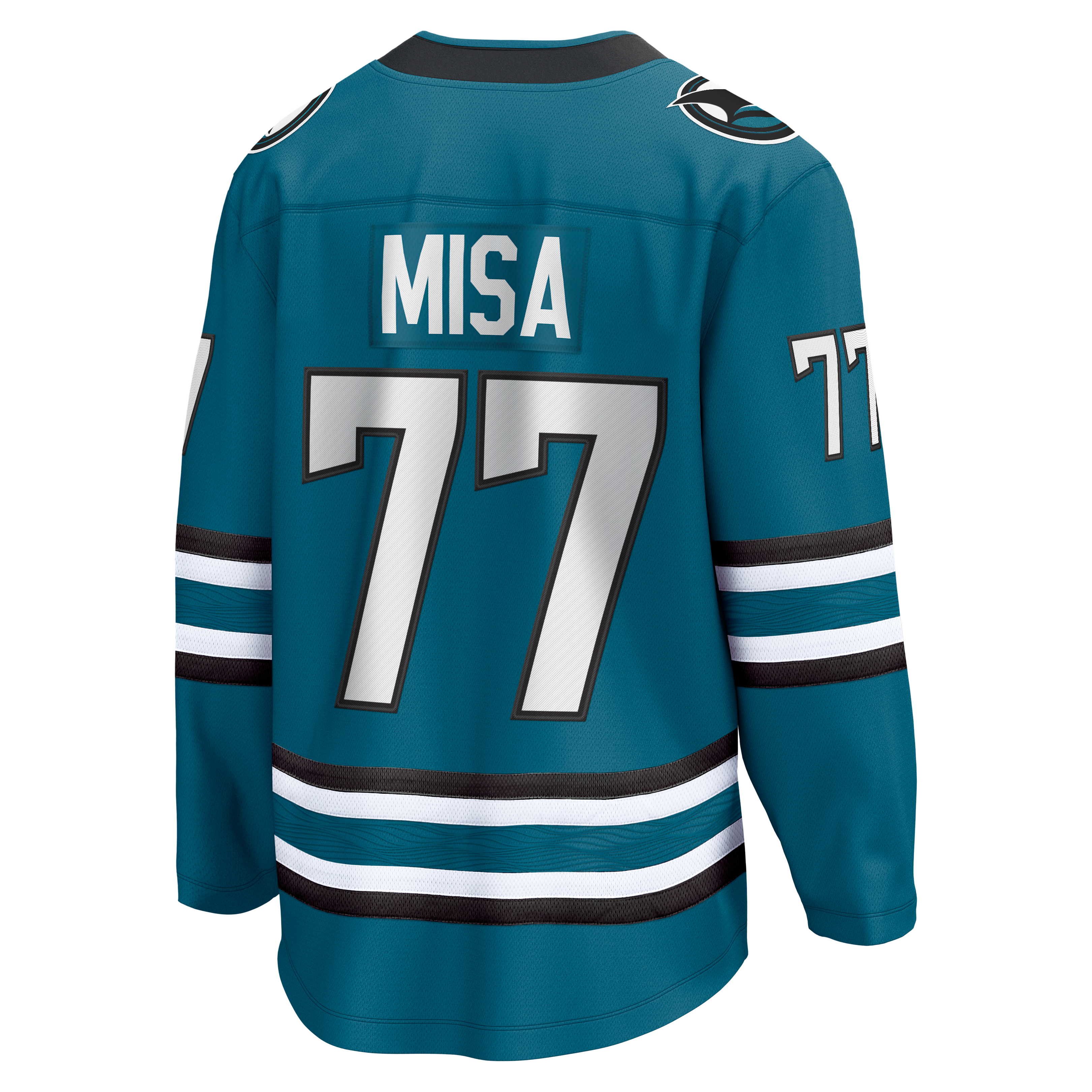 Michael Misa San Jose Sharks Fanatics Breakaway Jersey – Teal Clowdercats