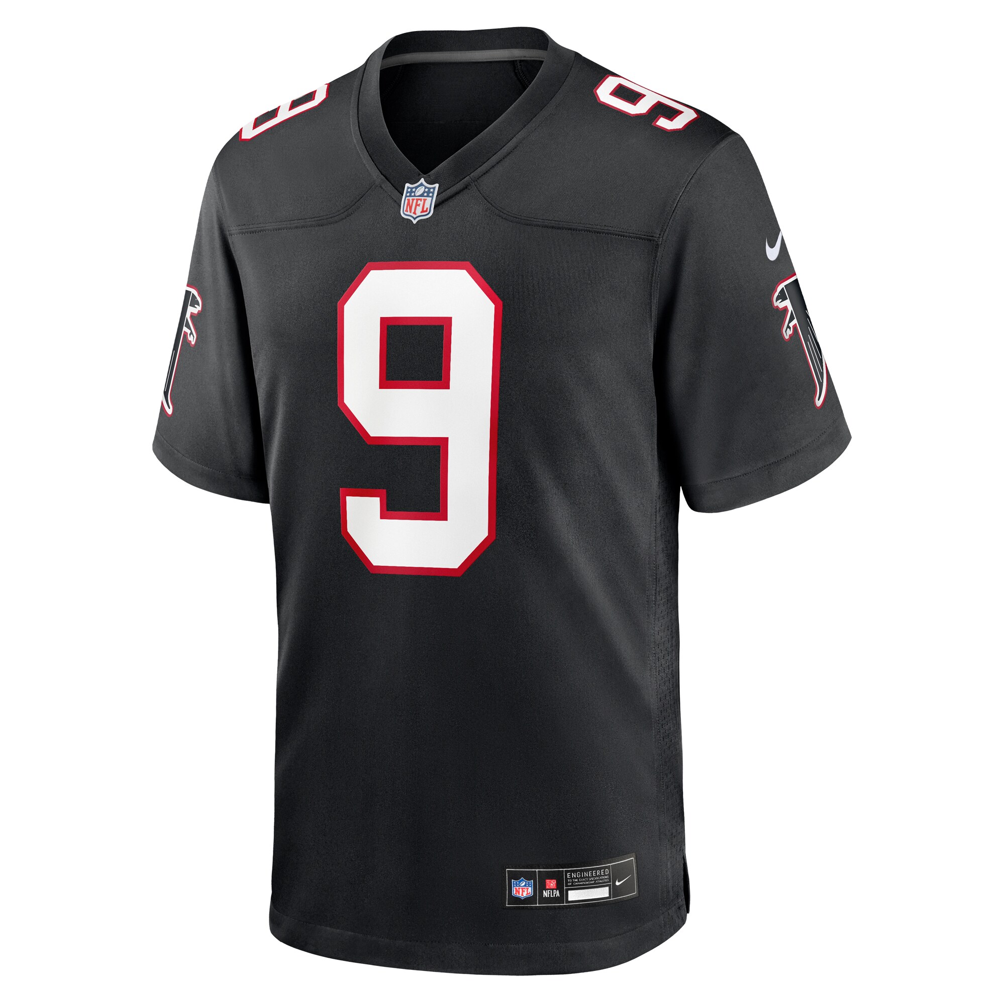 Michael Penix Jr. Atlanta Falcons Nike Alternate Game Jersey – Black Clowdercats
