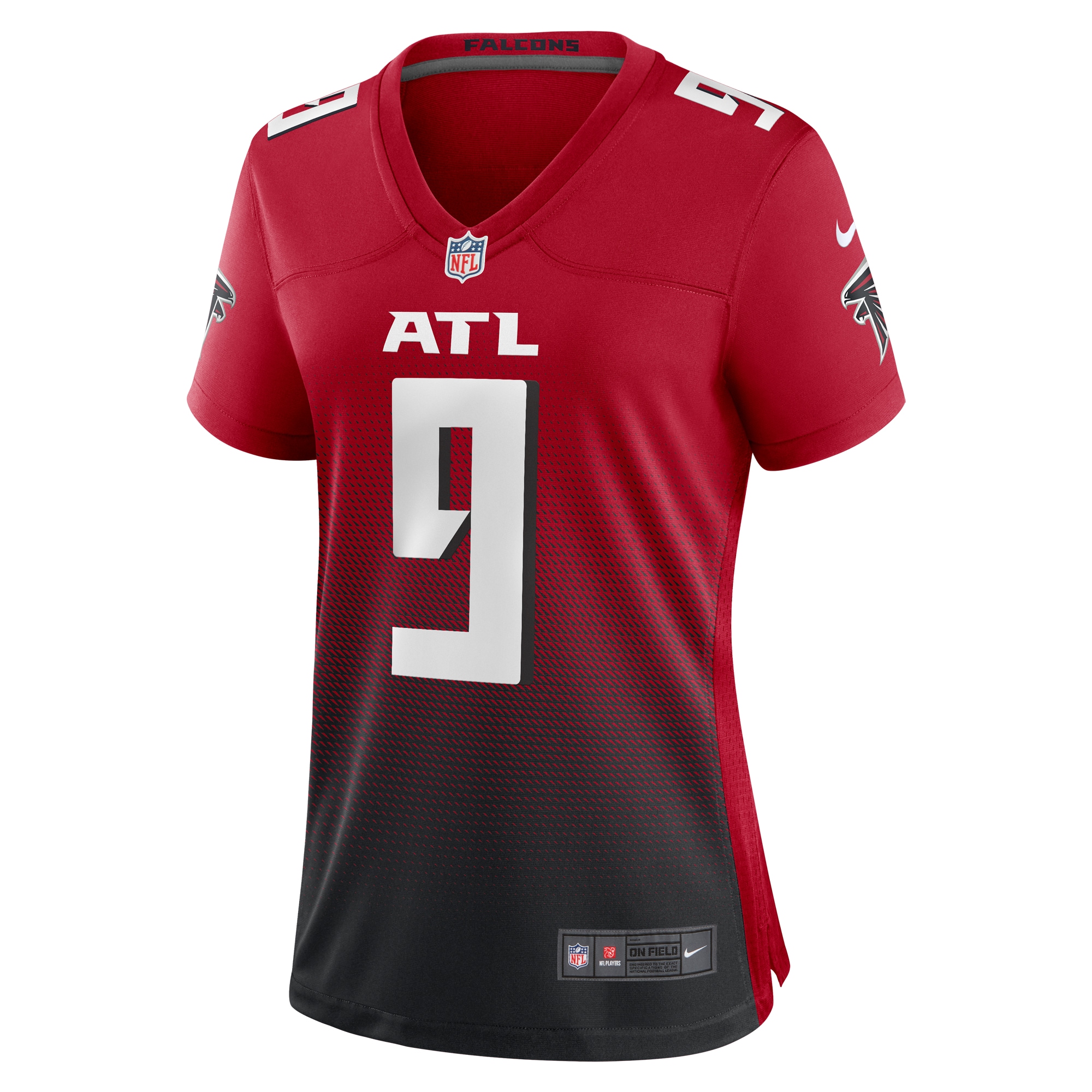Michael Penix Jr. Atlanta Falcons Nike Women’s Alternate Game Jersey – Red Clowdercats