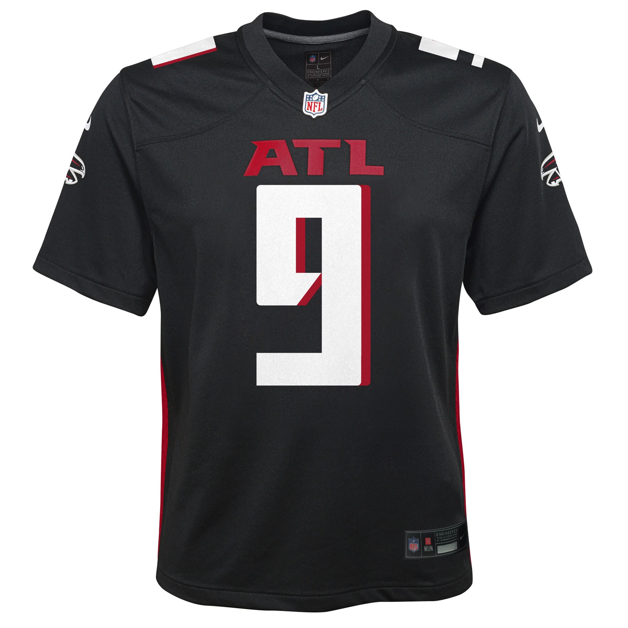 Michael Penix Jr. Atlanta Falcons Nike Youth Team Game Jersey – Black Clowdercats