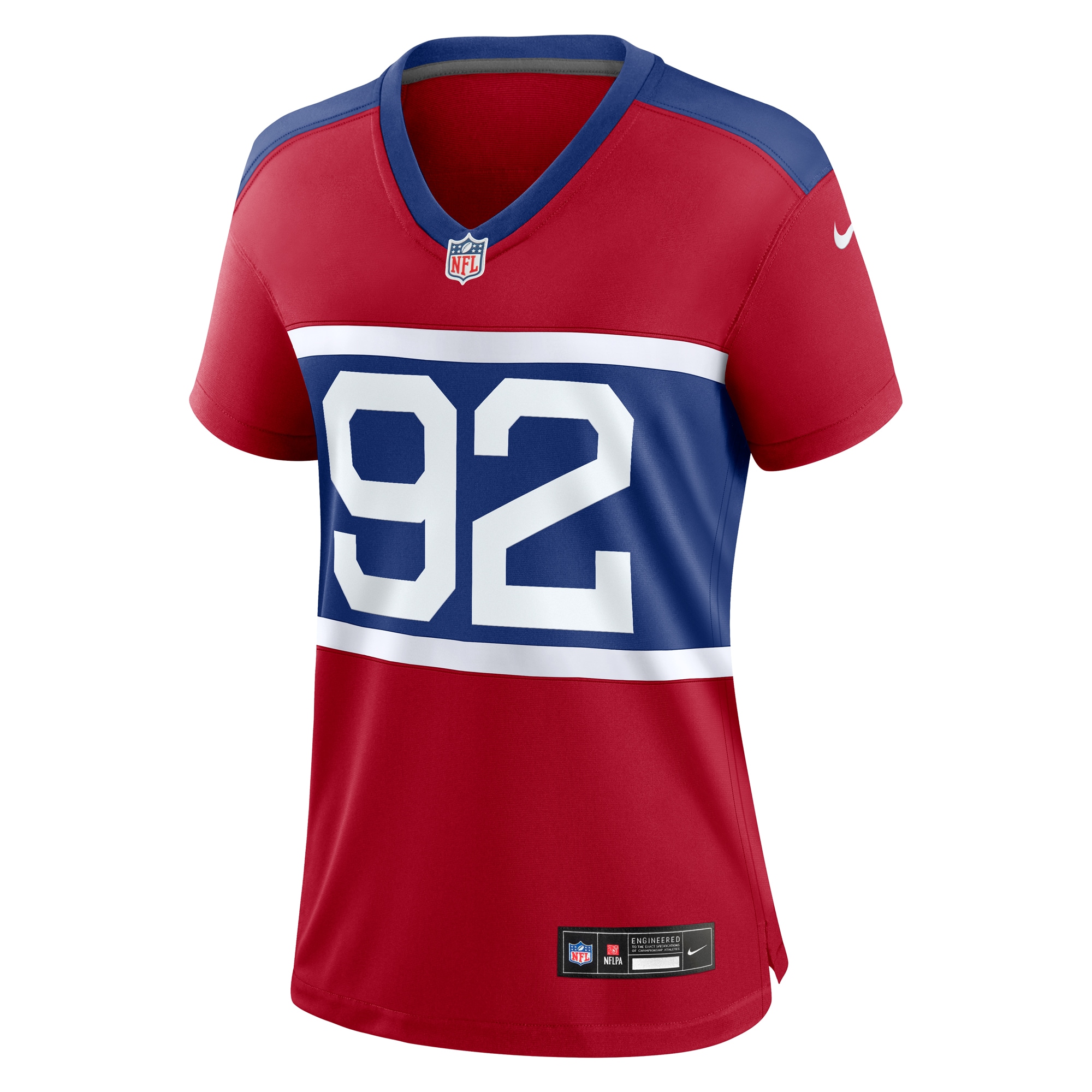 Michael Strahan New York Giants Nike Women’s Alternate Retired Player Game Jersey – Century Red Clowdercats