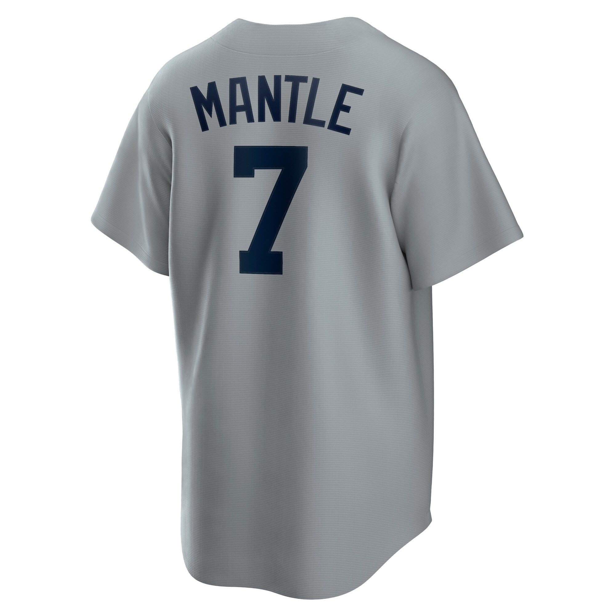 Mickey Mantle New York Yankees Nike Road Cooperstown Collection Player Jersey – Gray