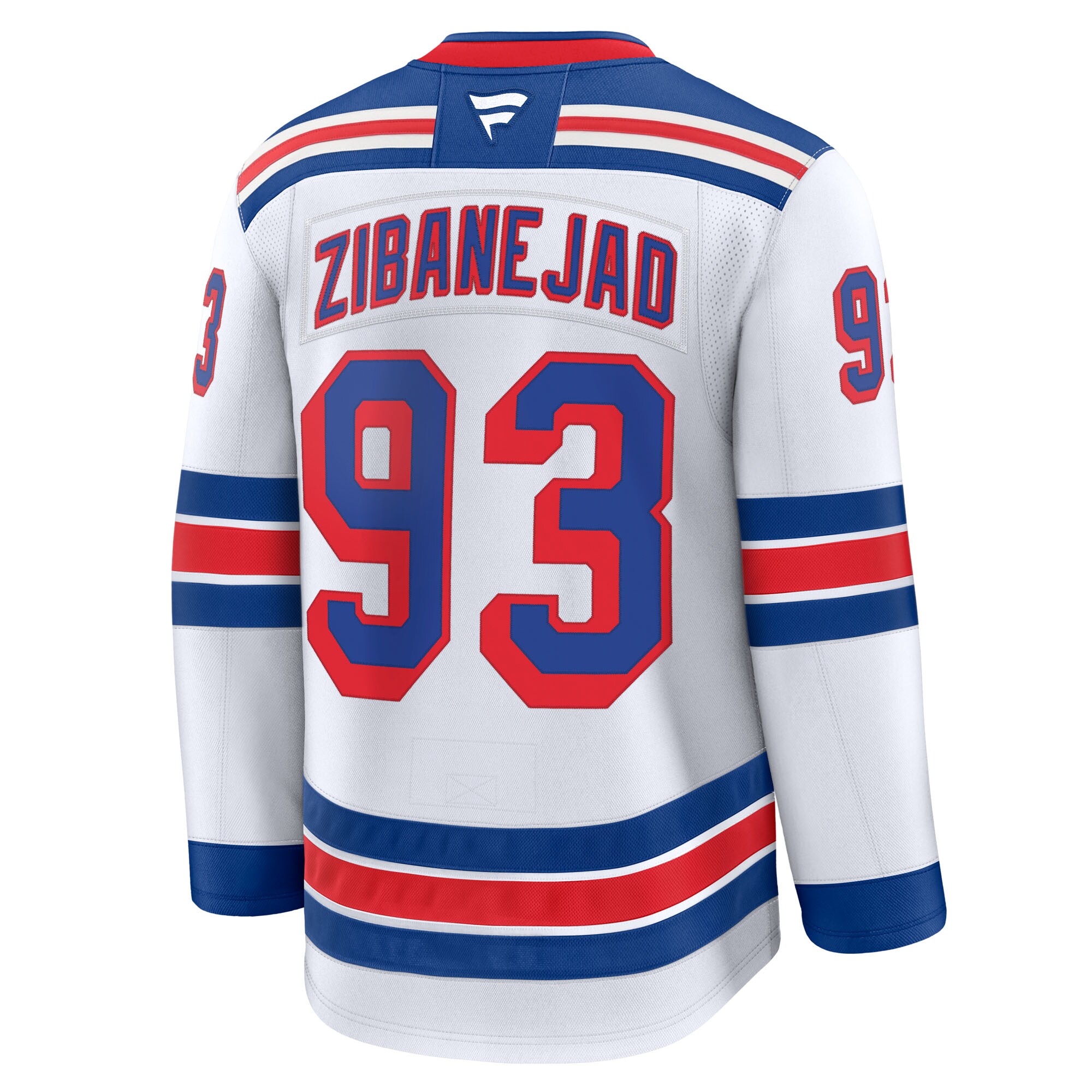 Mika Zibanejad New York Rangers Fanatics Away Premium Jersey – White Clowdercats