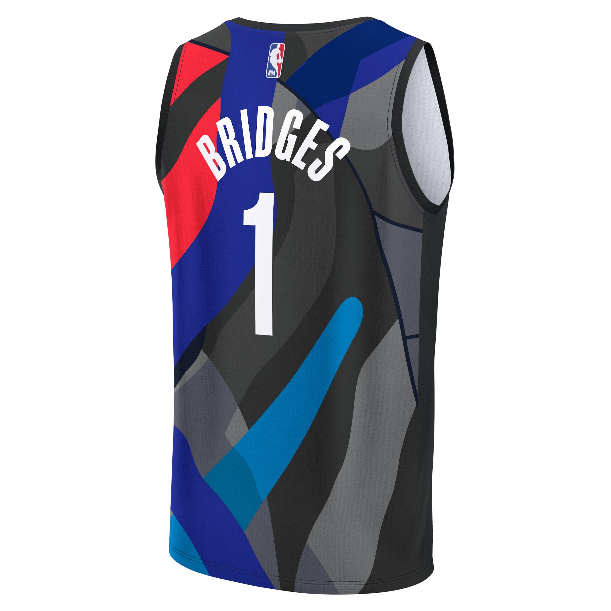 Mikal Bridges Brooklyn Nets Fanatics Youth Fast Break Jersey – Black – City Edition Clowdercats