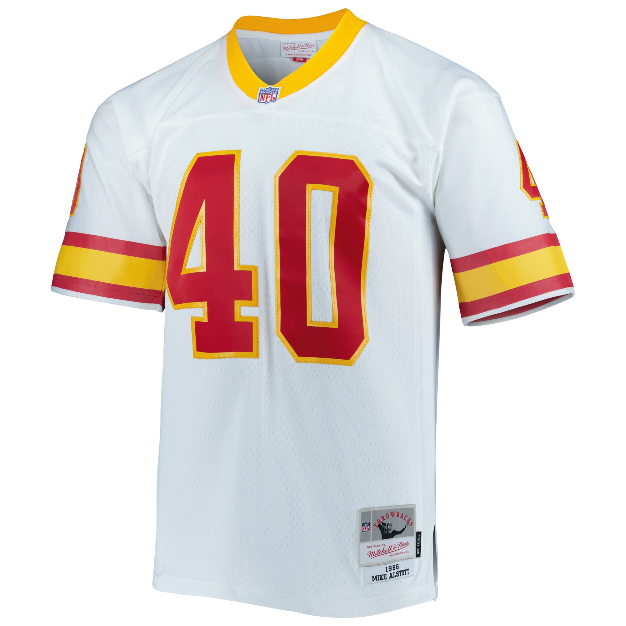 Mike Alstott Tampa Bay Buccaneers Mitchell & Ness Legacy Replica Jersey – White Clowdercats
