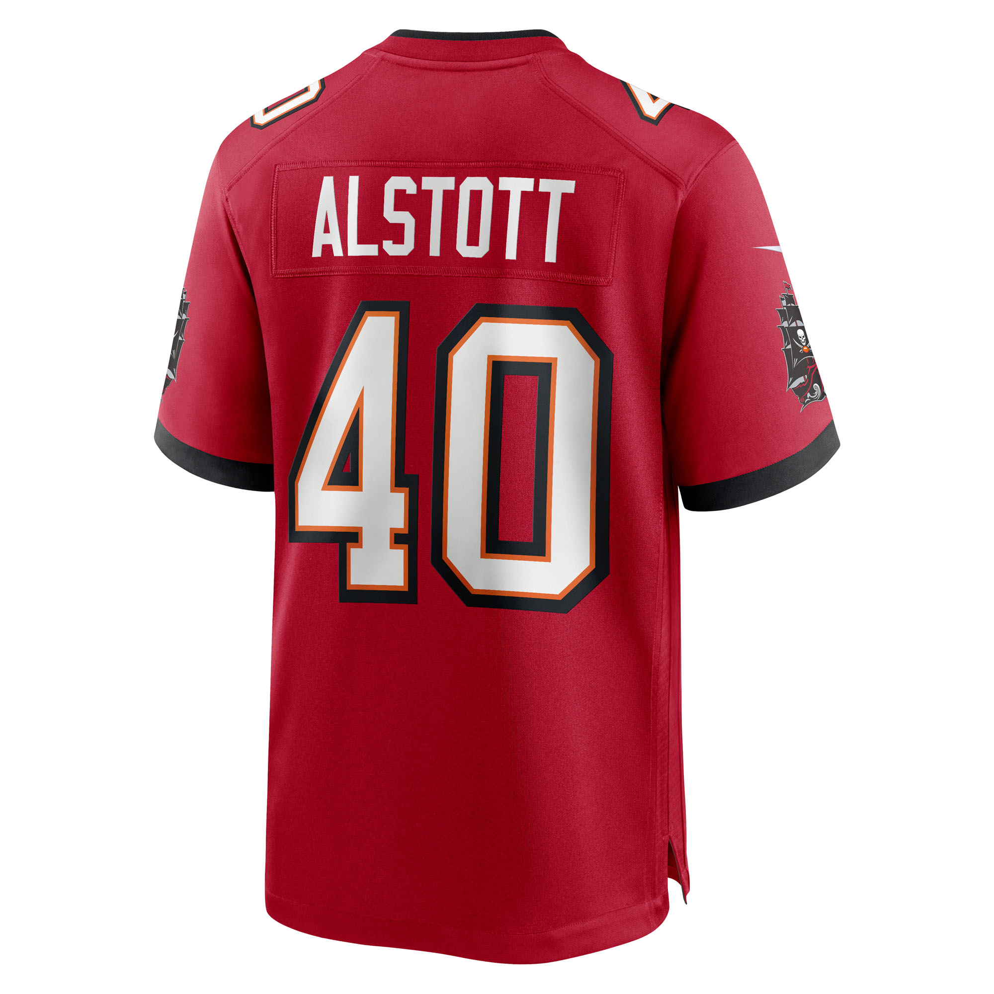 Mike Alstott Tampa Bay Buccaneers Nike 50th Season Team Game Jersey – Red Clowdercats