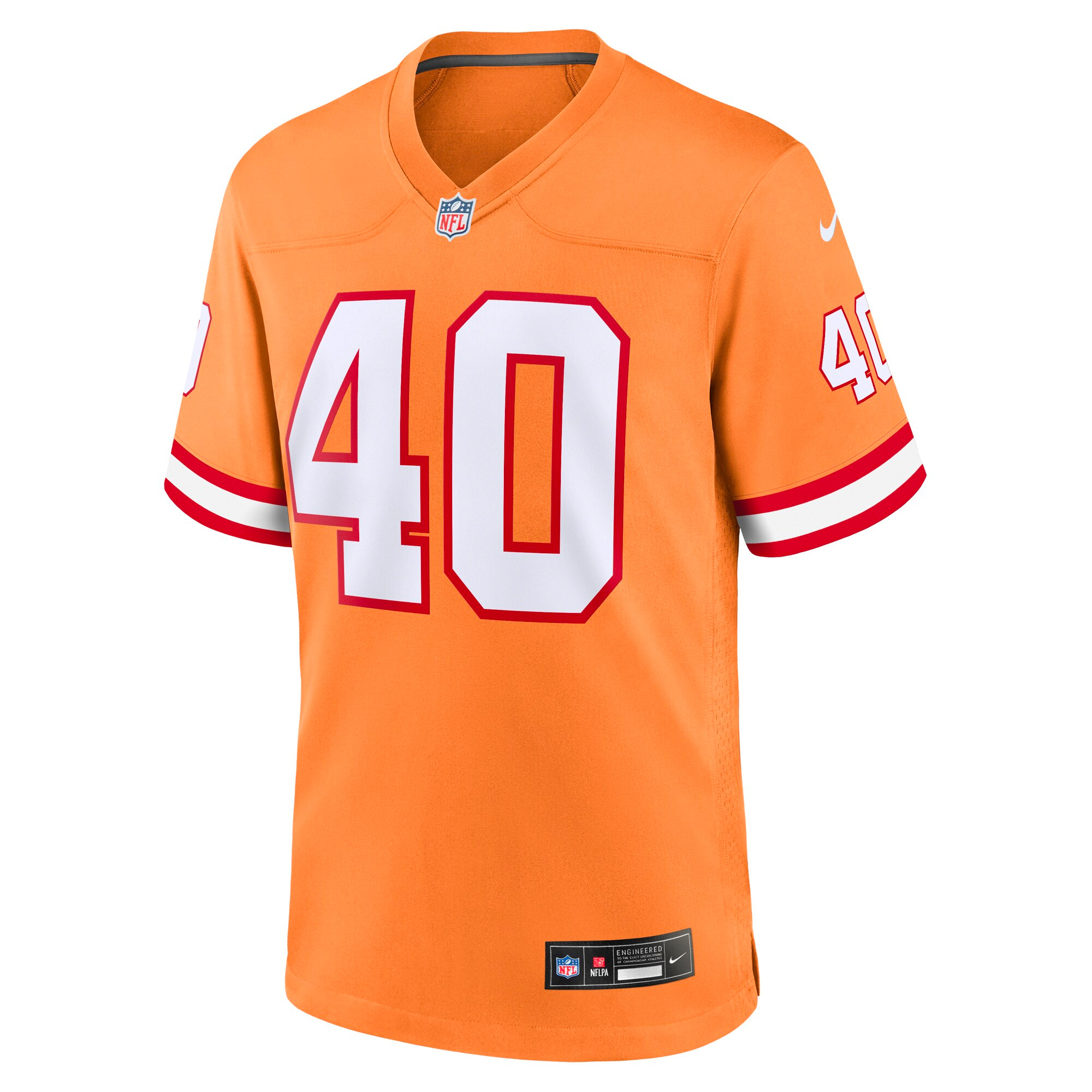 Mike Alstott Tampa Bay Buccaneers Nike Youth Retired Player Game Jersey – Orange Clowdercats