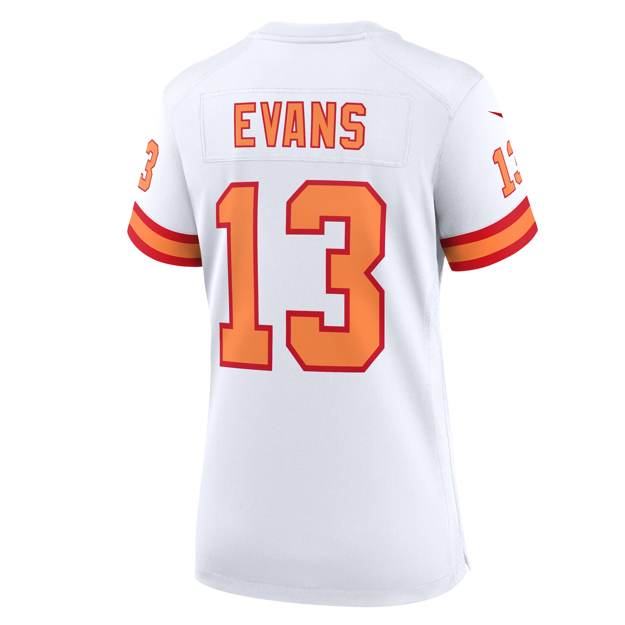 Mike Evans ’76 Tampa Bay Buccaneers Nike Women’s 50th Season Game Jersey – White Clowdercats