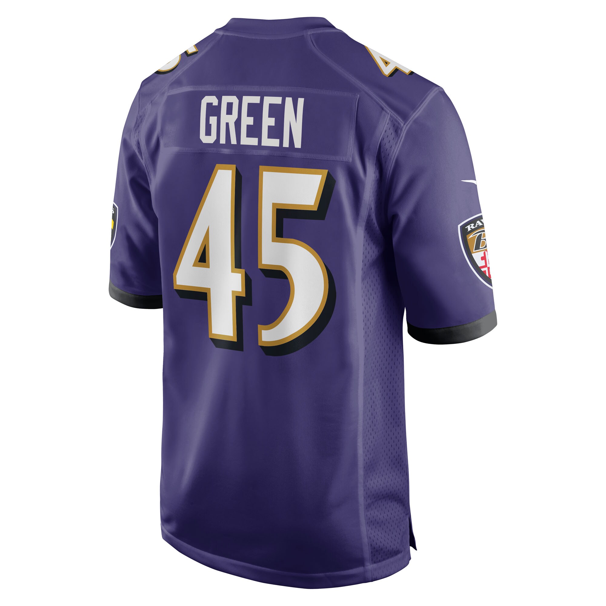 Mike Green Baltimore Ravens Nike Team Game Jersey – Purple Clowdercats