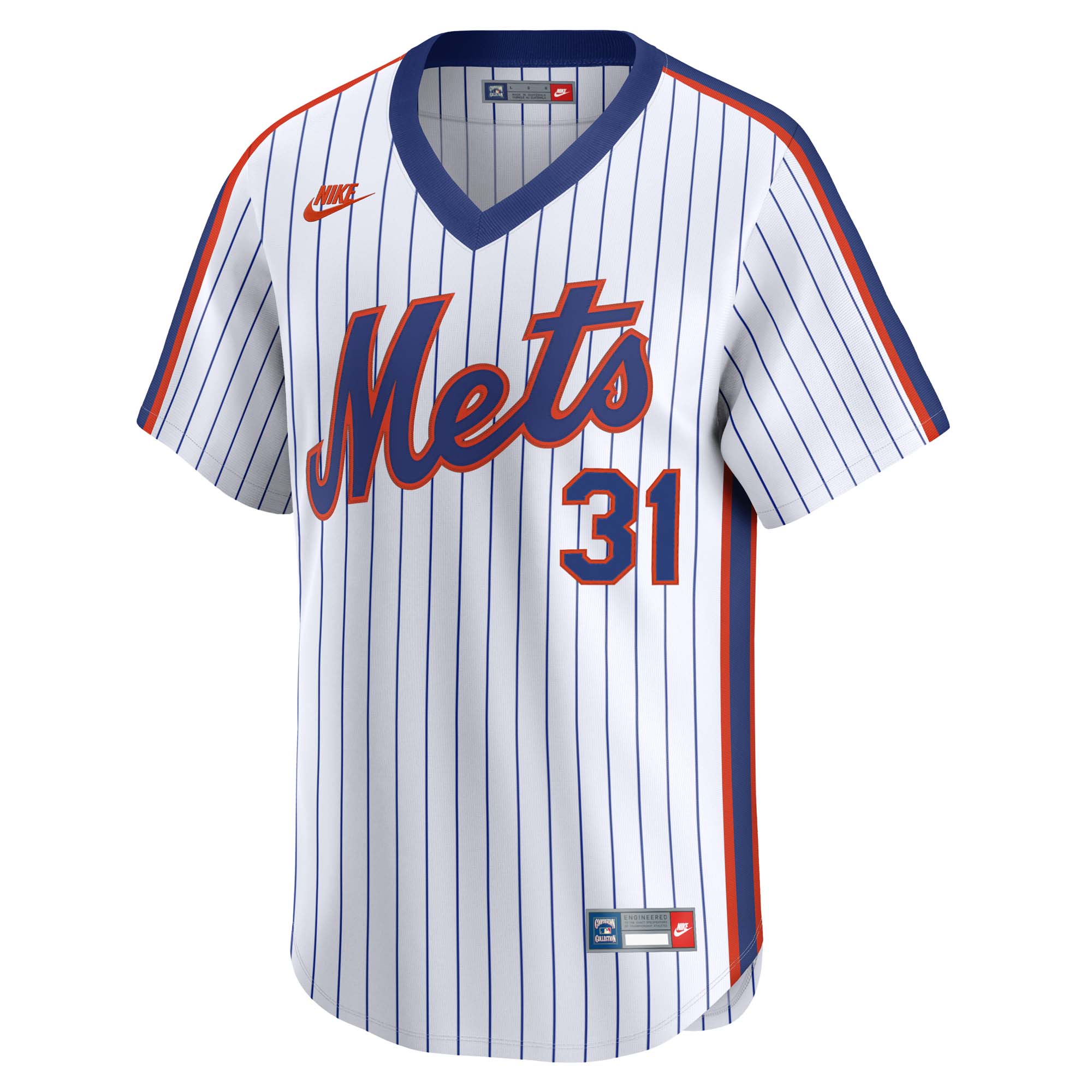 Mike Piazza New York Mets Nike Throwback Cooperstown Collection Limited Jersey – White