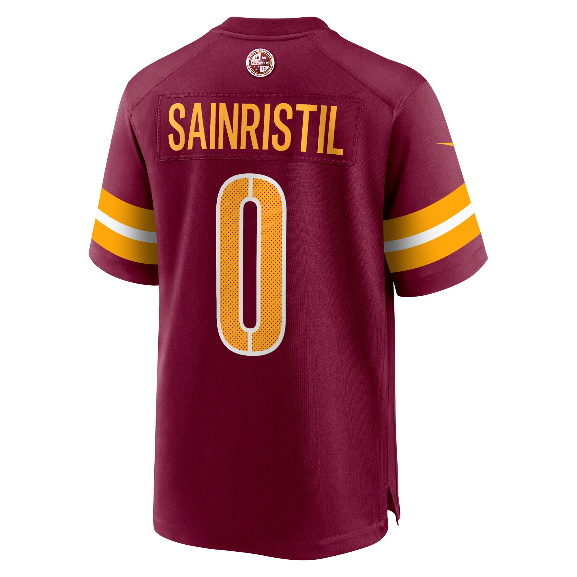 Mike Sainristil Washington Commanders Nike Game Jersey – Burgundy Clowdercats