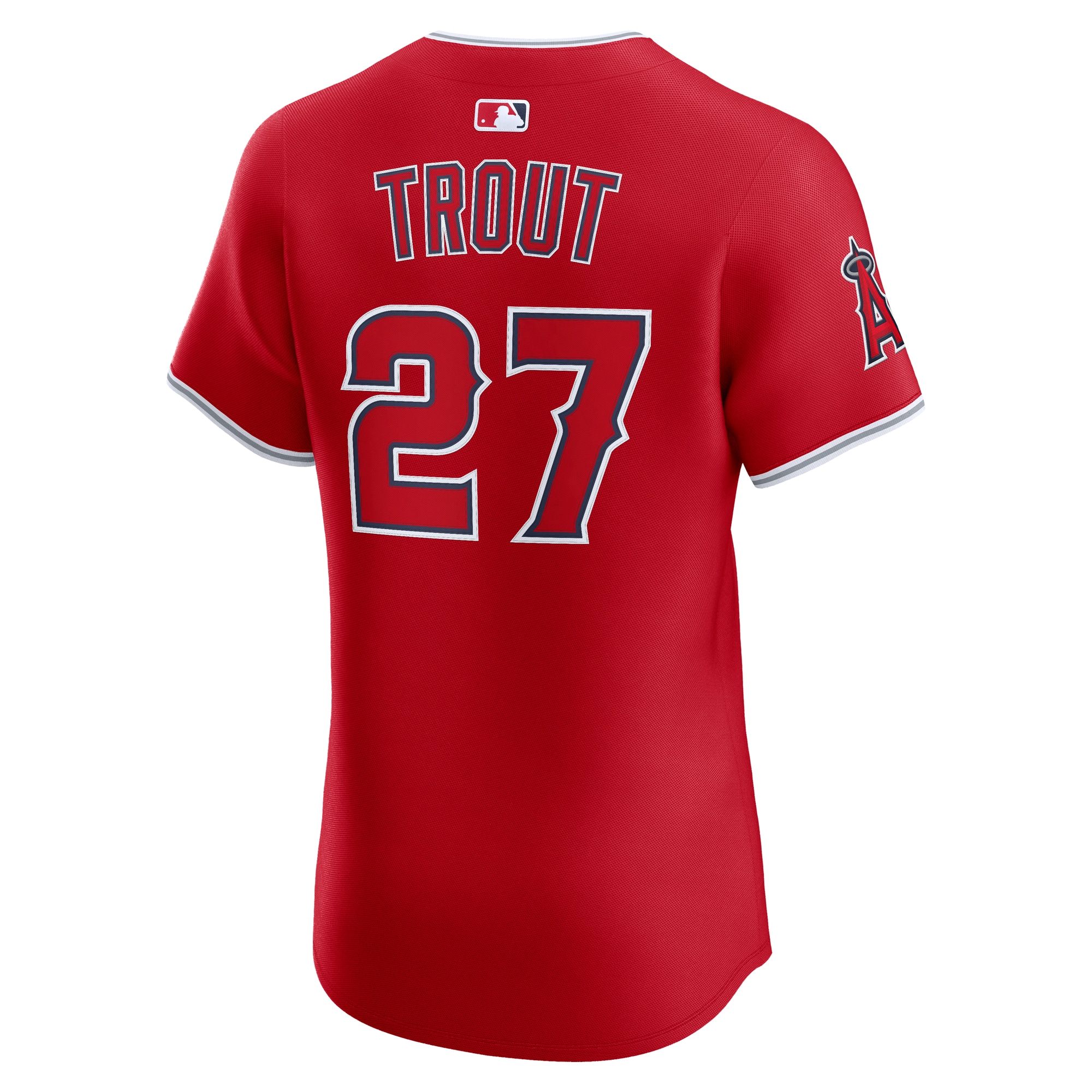 Mike Trout Los Angeles Angels Nike Alternate Elite Jersey – Red