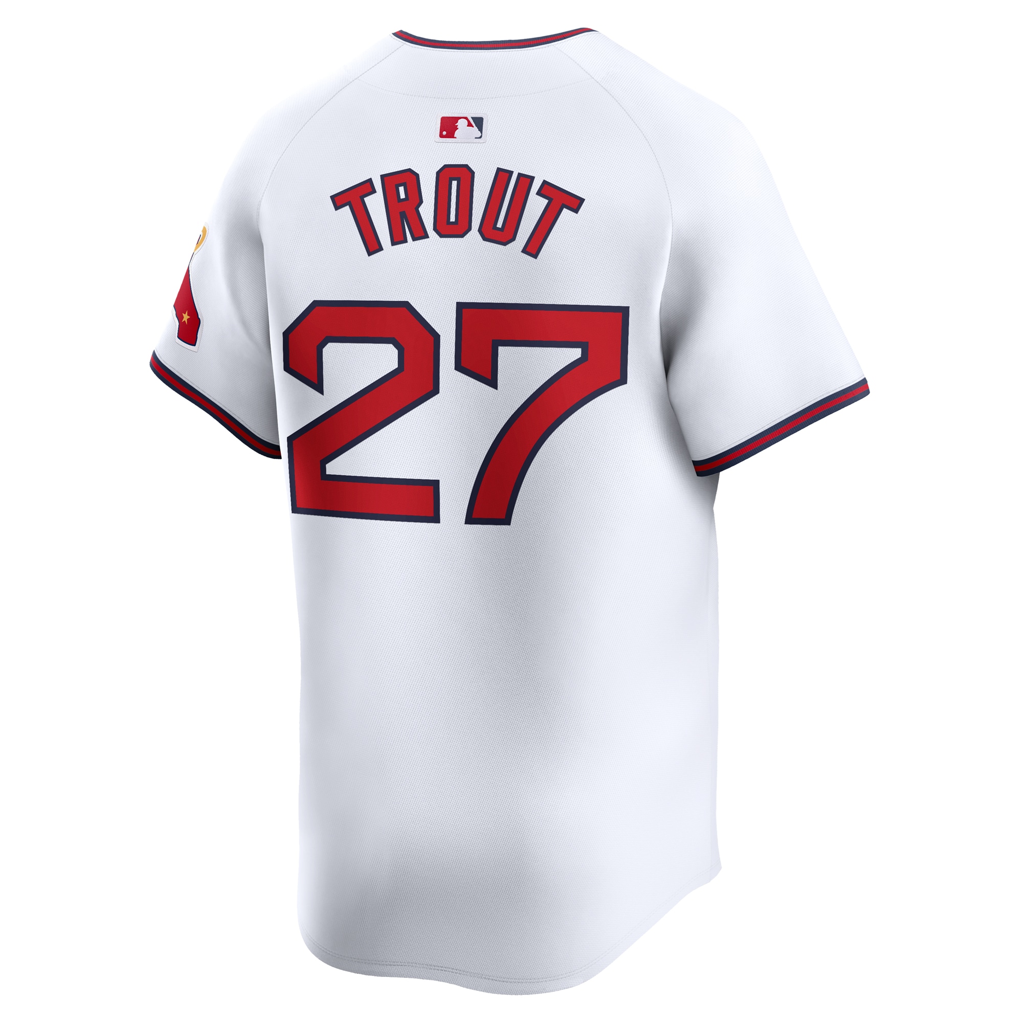 Mike Trout Los Angeles Angels Nike Alternate Limited Player Jersey – White