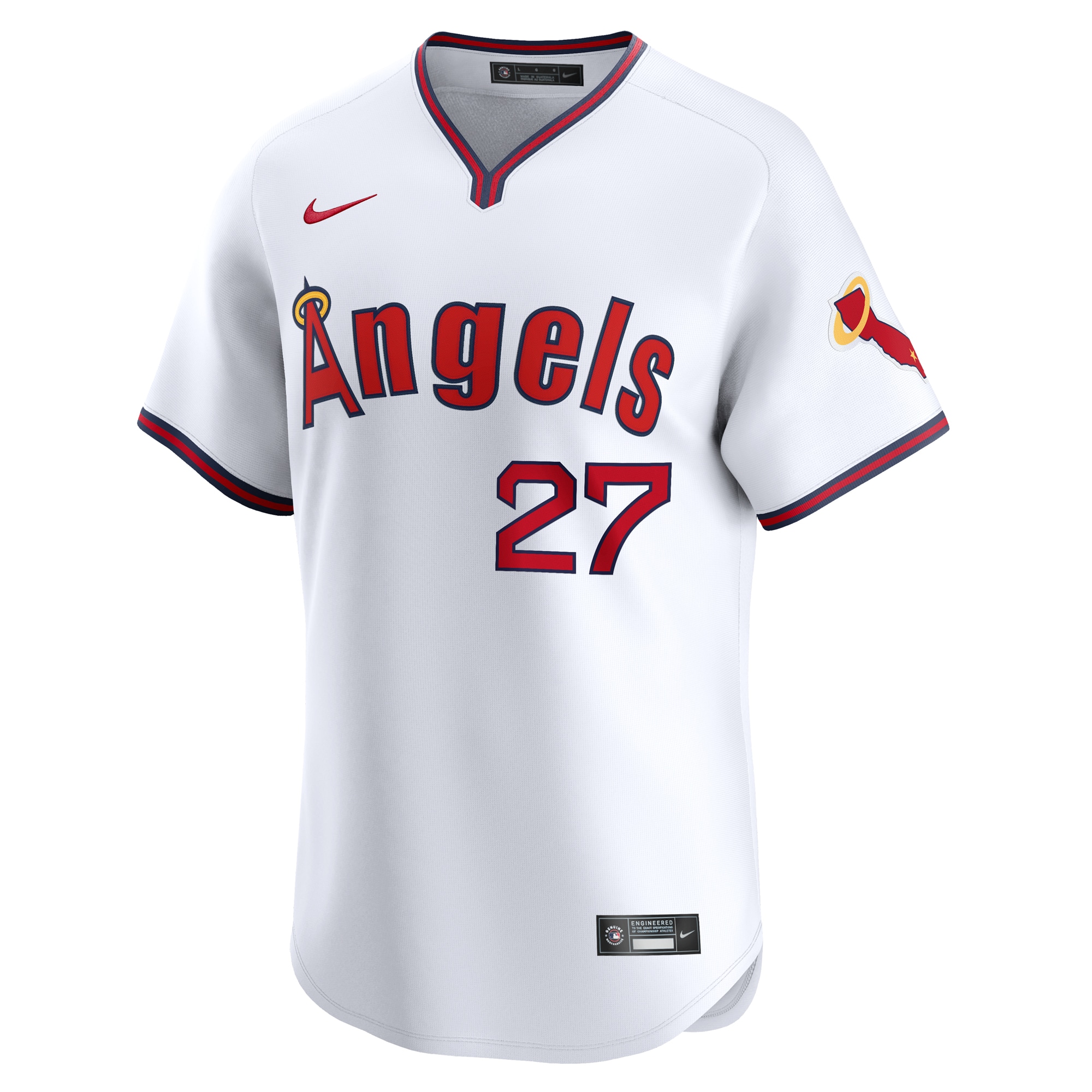 Mike Trout Los Angeles Angels Nike Alternate Limited Player Jersey – White