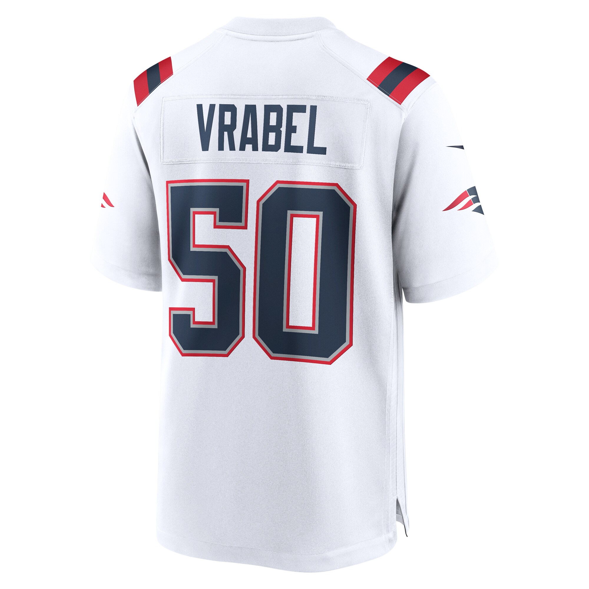 Mike Vrabel New England Patriots Nike Retired Player Game Jersey – White Clowdercats