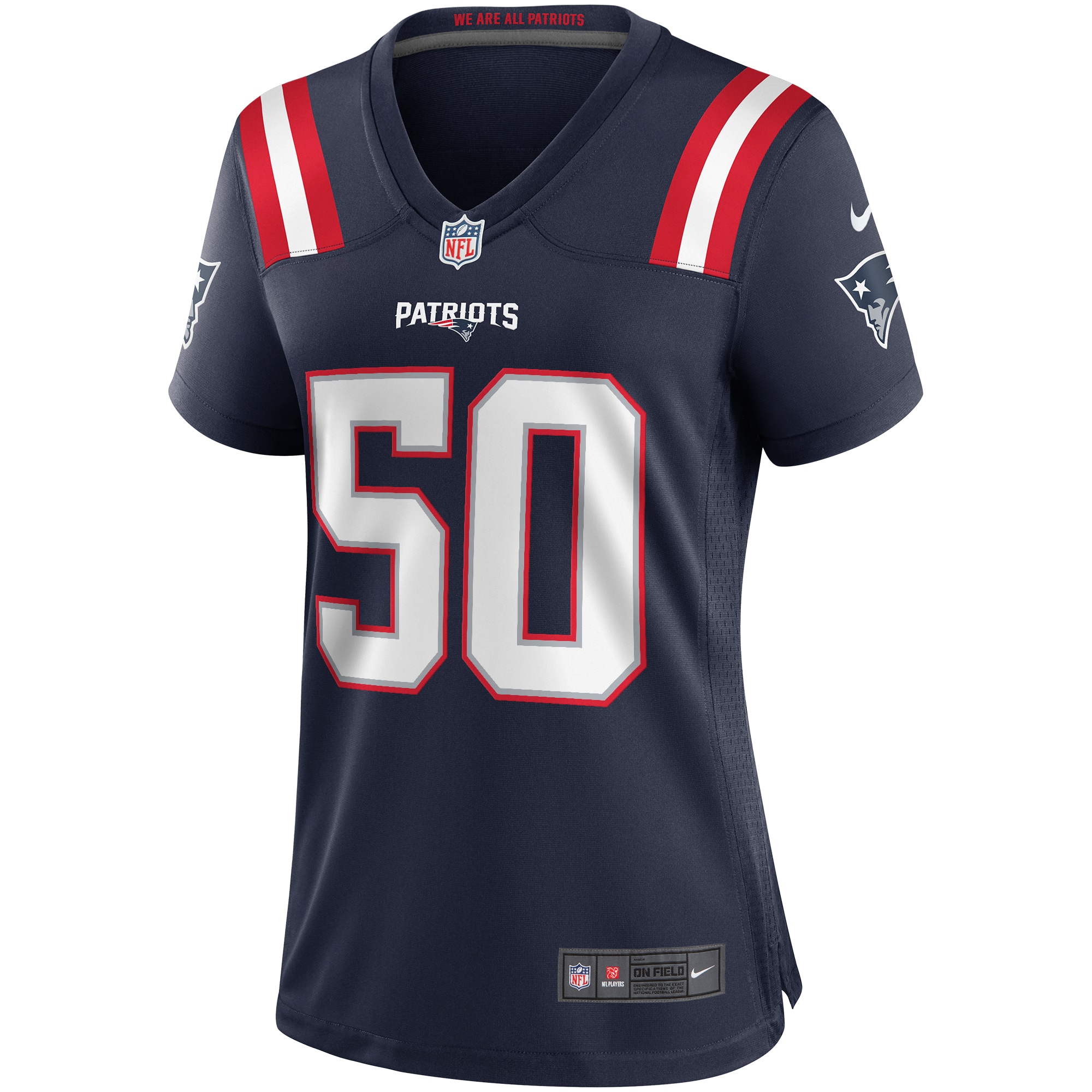 Mike Vrabel New England Patriots Nike Women’s Game Retired Player Jersey – Navy Clowdercats