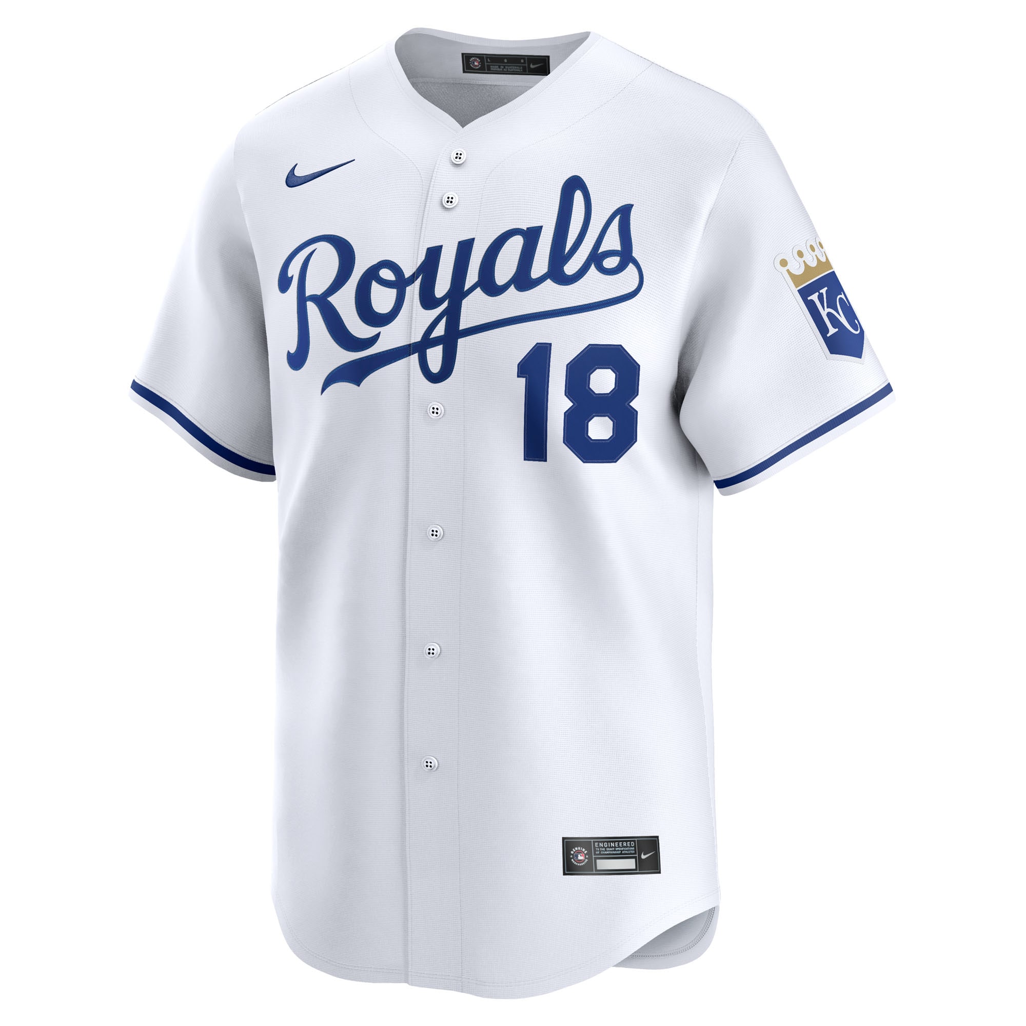 Mike Yastrzemski Kansas City Royals Nike Home Limited Player Jersey – White