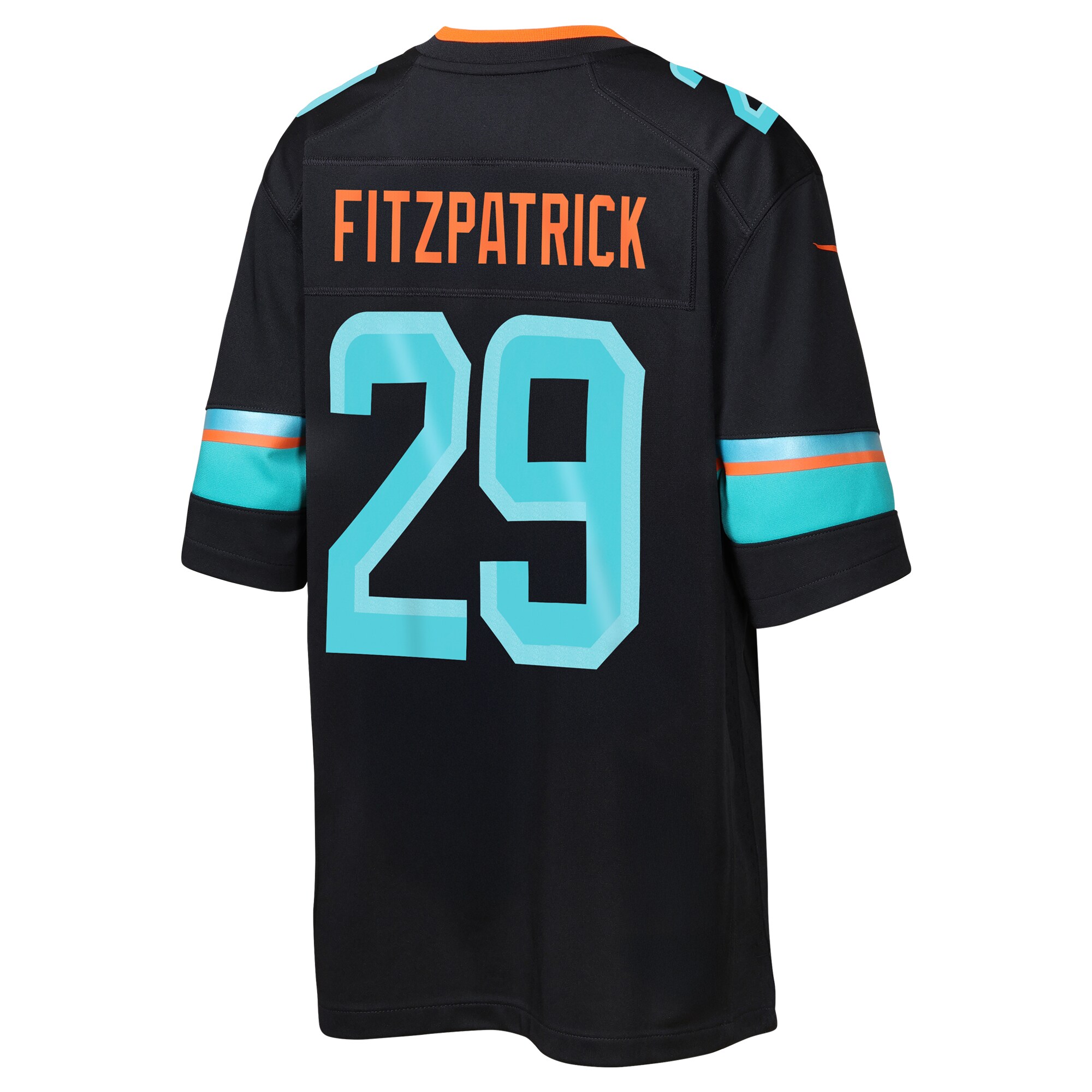 Minkah Fitzpatrick Miami Dolphins Nike Youth 2025 Rivalries Collection Game Jersey – Pitch Blue Clowdercats