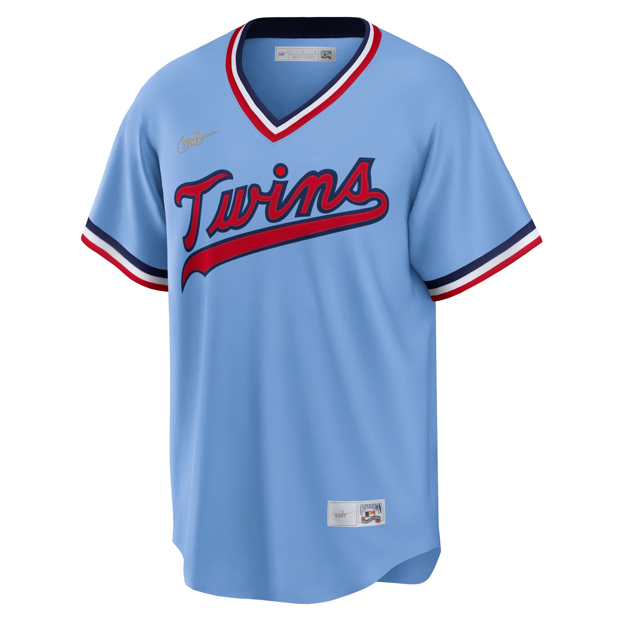 Minnesota Twins Nike Road Cooperstown Collection Team Jersey – Light Blue