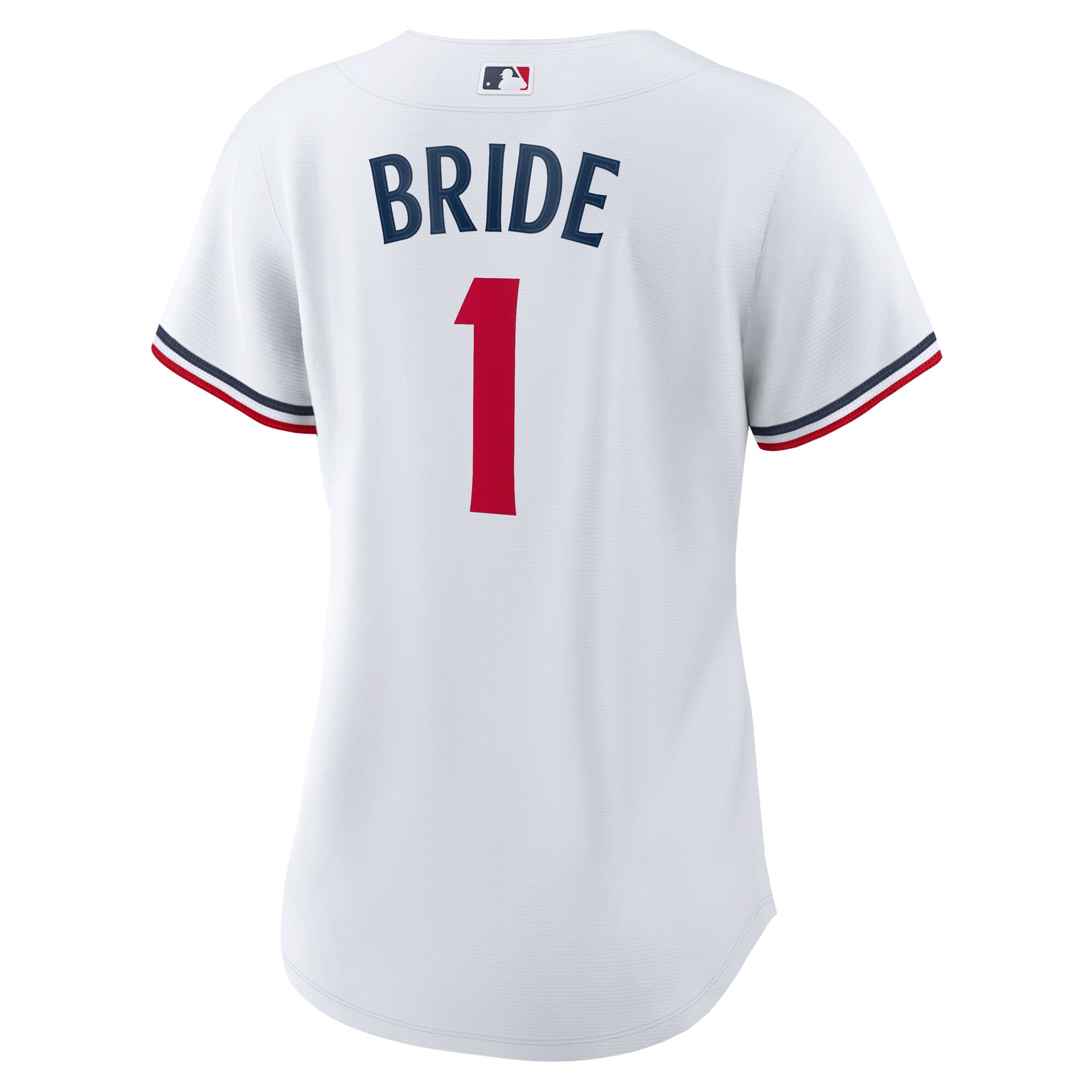 Minnesota Twins Nike Women’s #1 Bride Home Replica Jersey – White