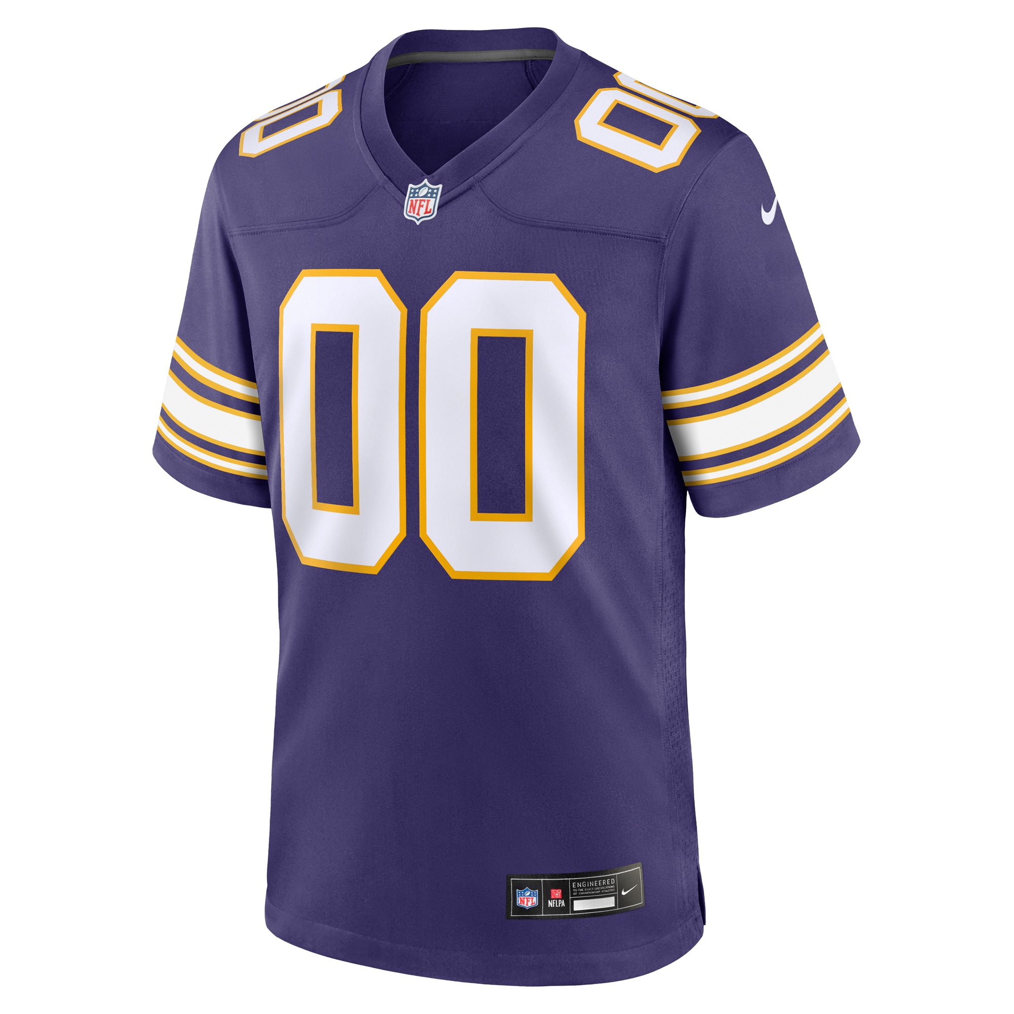 Minnesota Vikings Nike Classic Custom Game Jersey – Purple Clowdercats