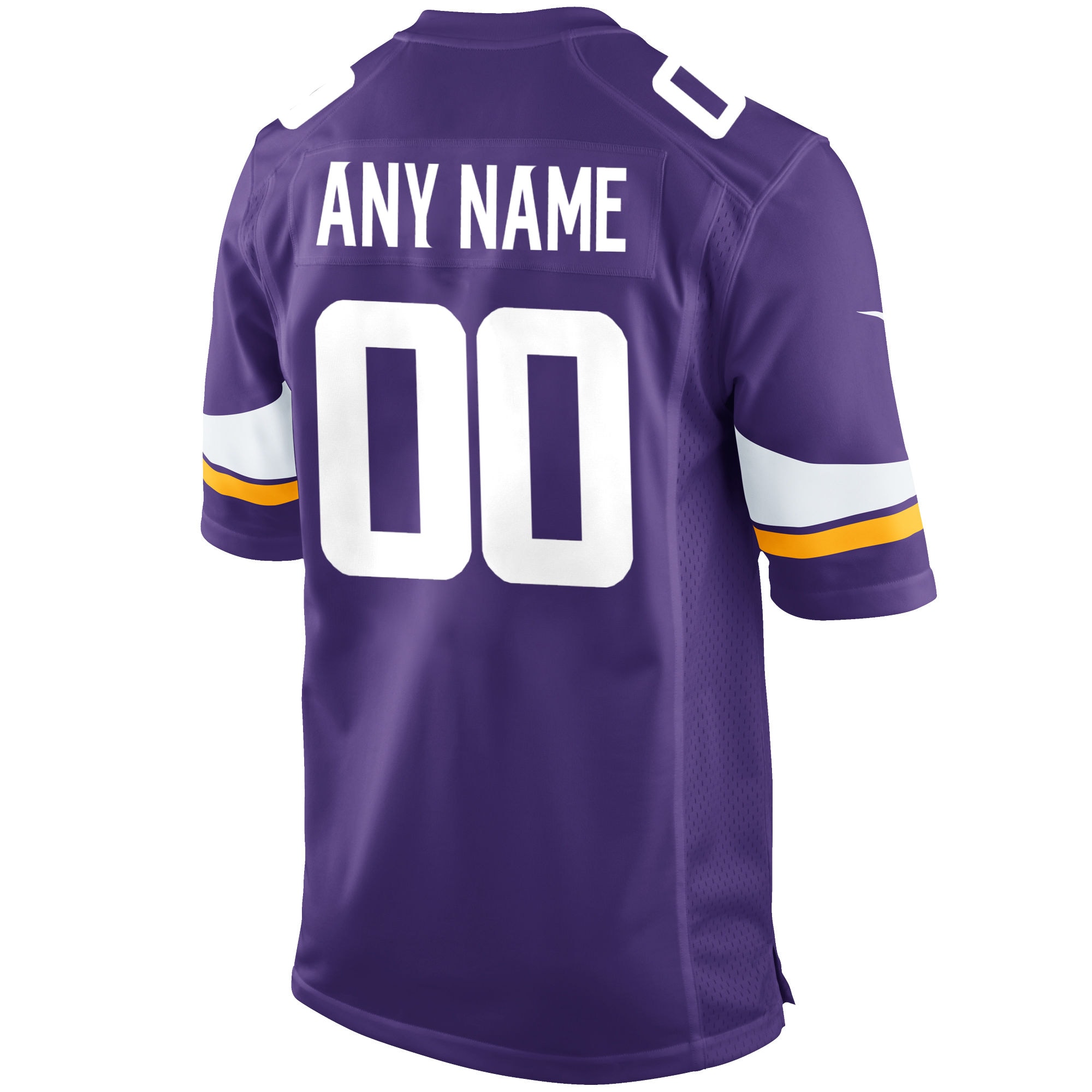 Minnesota Vikings Nike Custom Game Jersey – Purple Clowdercats
