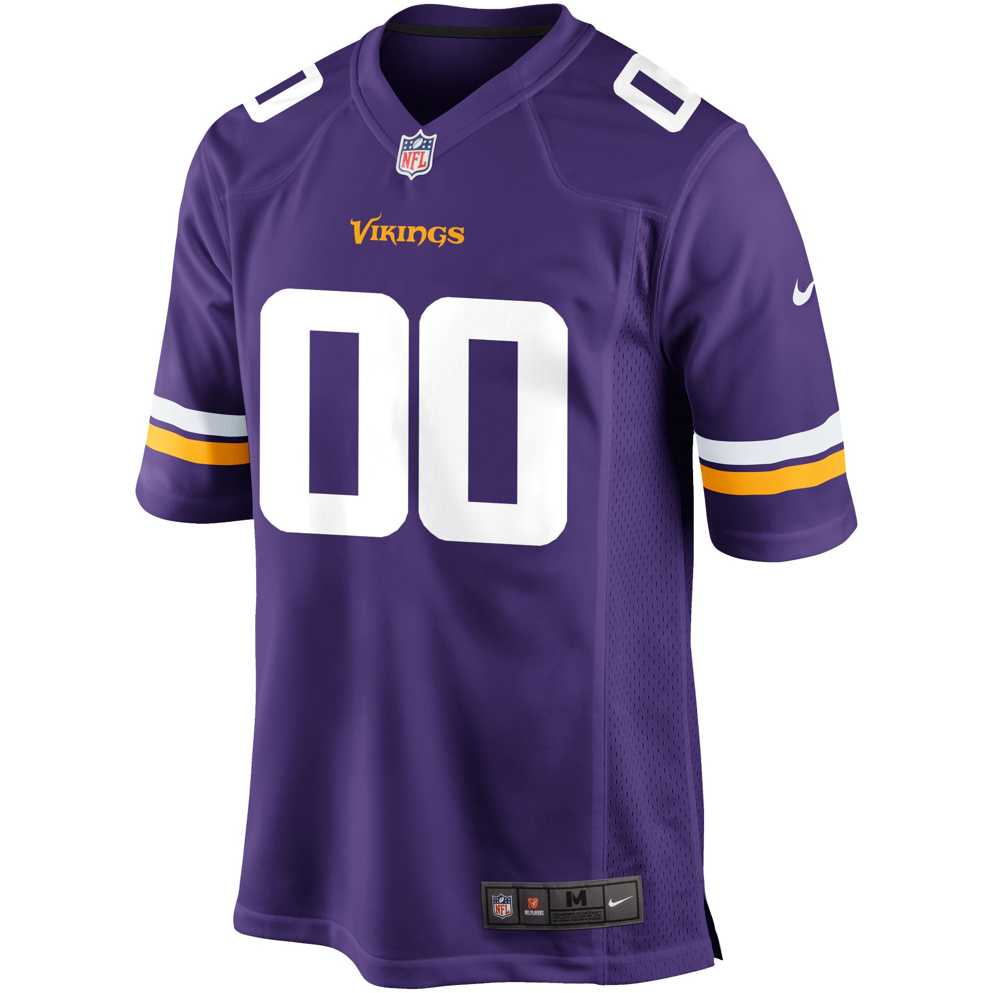 Minnesota Vikings Nike Custom Game Jersey – Purple Clowdercats