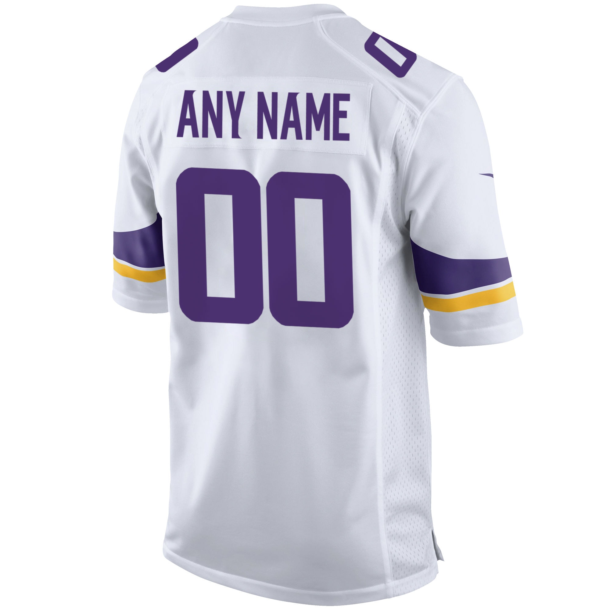 Minnesota Vikings Nike Custom Game Jersey – White Clowdercats