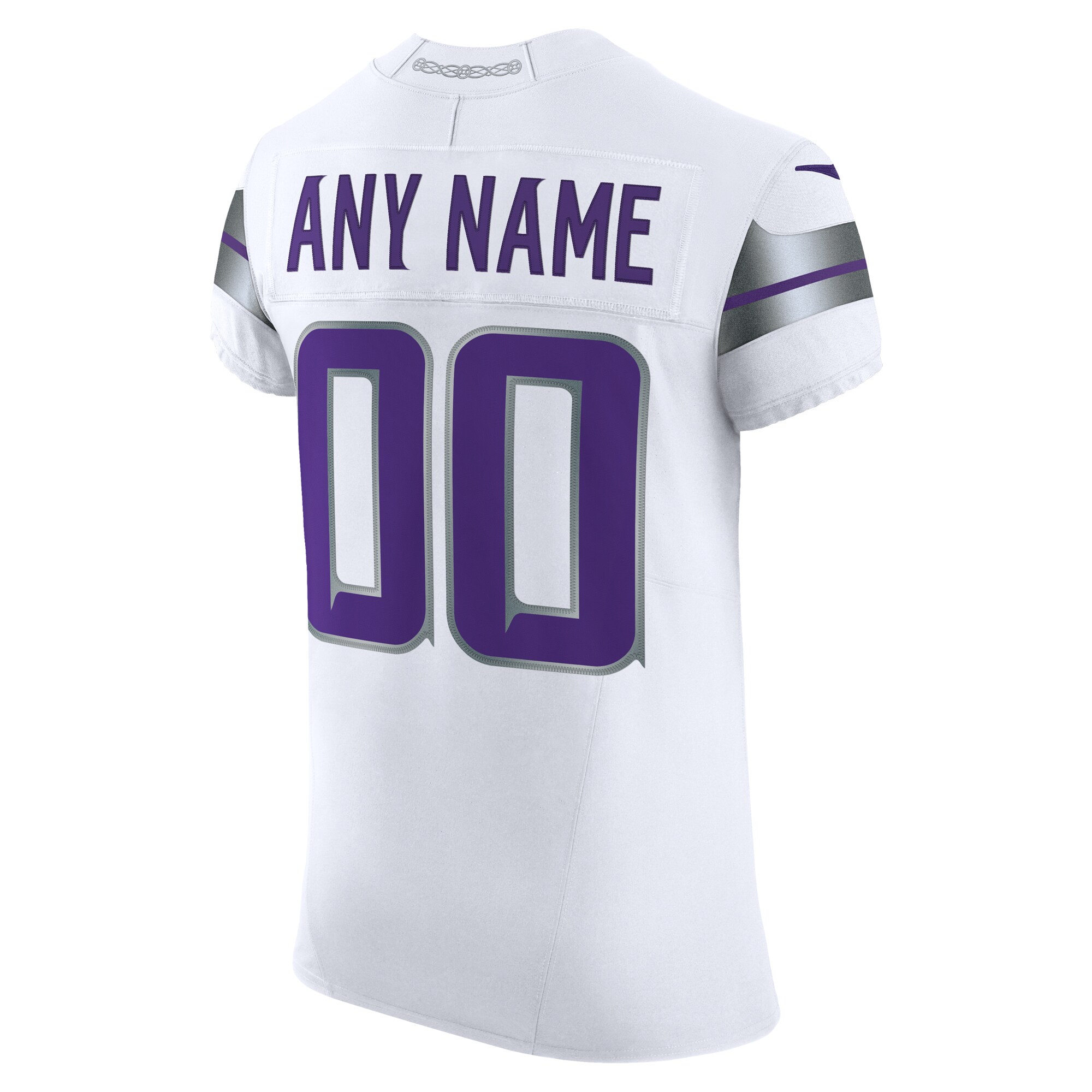 Minnesota Vikings Nike Vapor F.U.S.E. Elite Custom Jersey – White Clowdercats