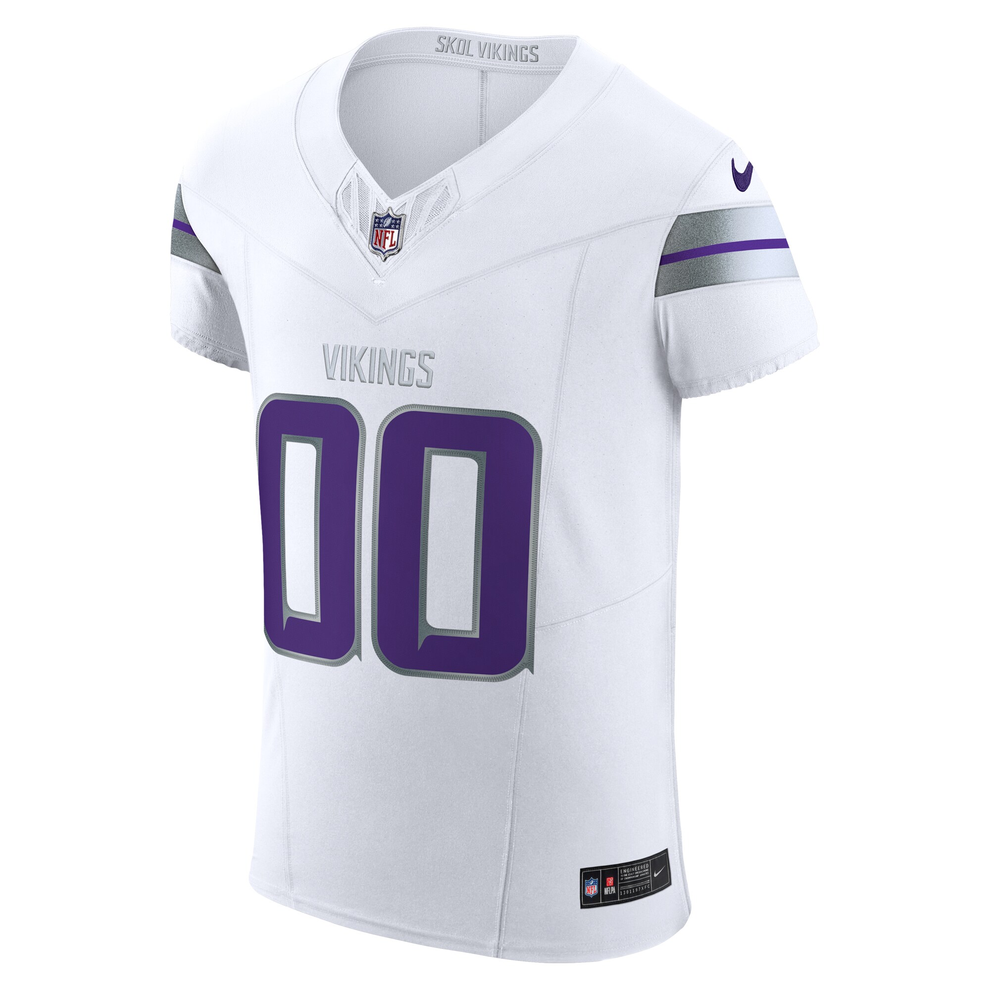 Minnesota Vikings Nike Vapor F.U.S.E. Elite Custom Jersey – White Clowdercats