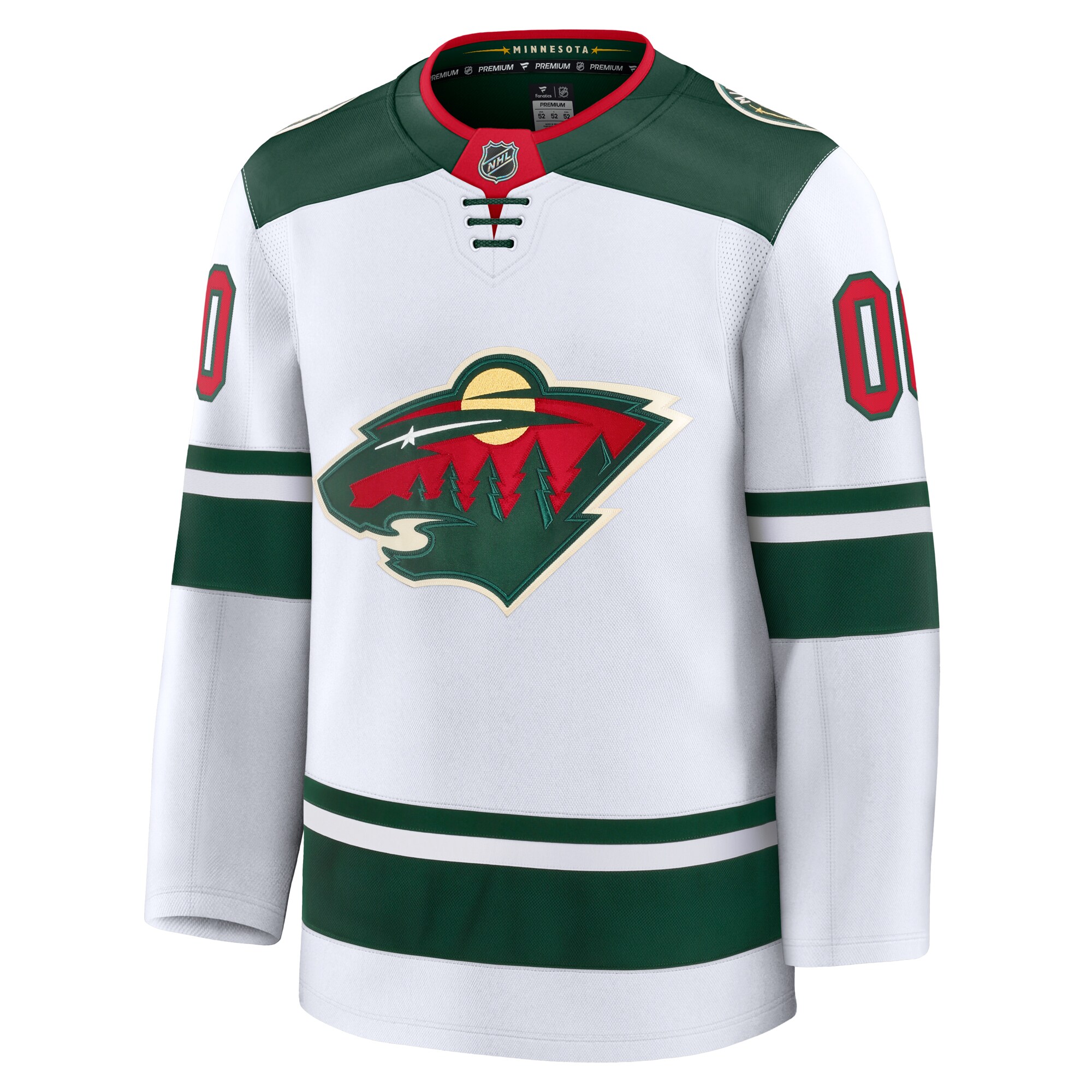 Minnesota Wild Fanatics Away Premium Custom Jersey – White Clowdercats