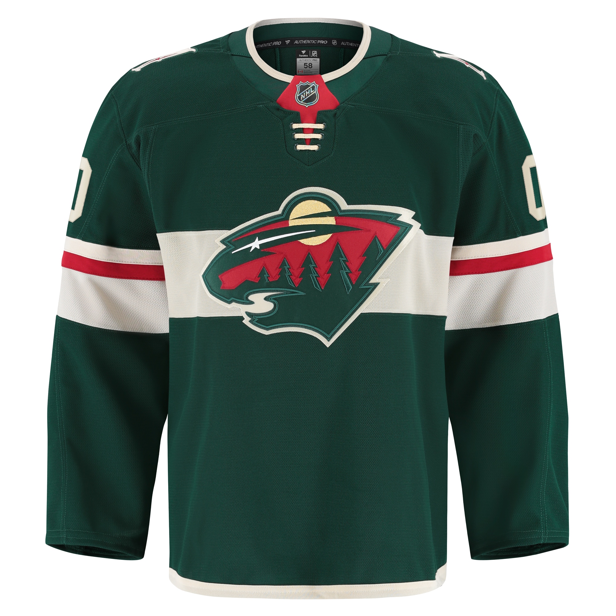 Minnesota Wild Fanatics Home Authentic Pro Custom Jersey – Green Clowdercats