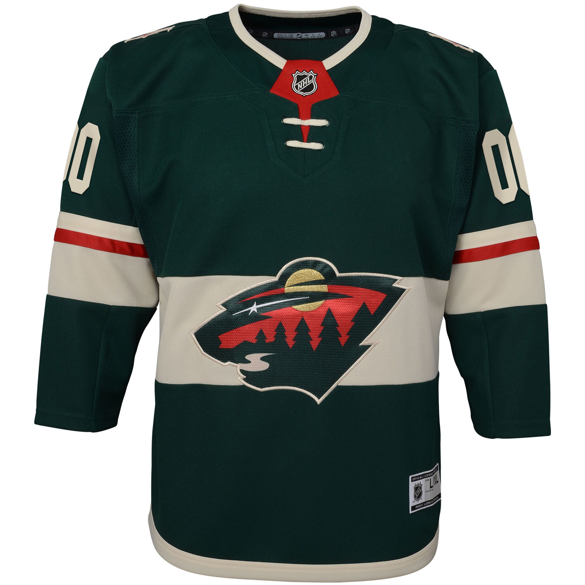 Minnesota Wild Youth Home Premier Custom Jersey – Green Clowdercats