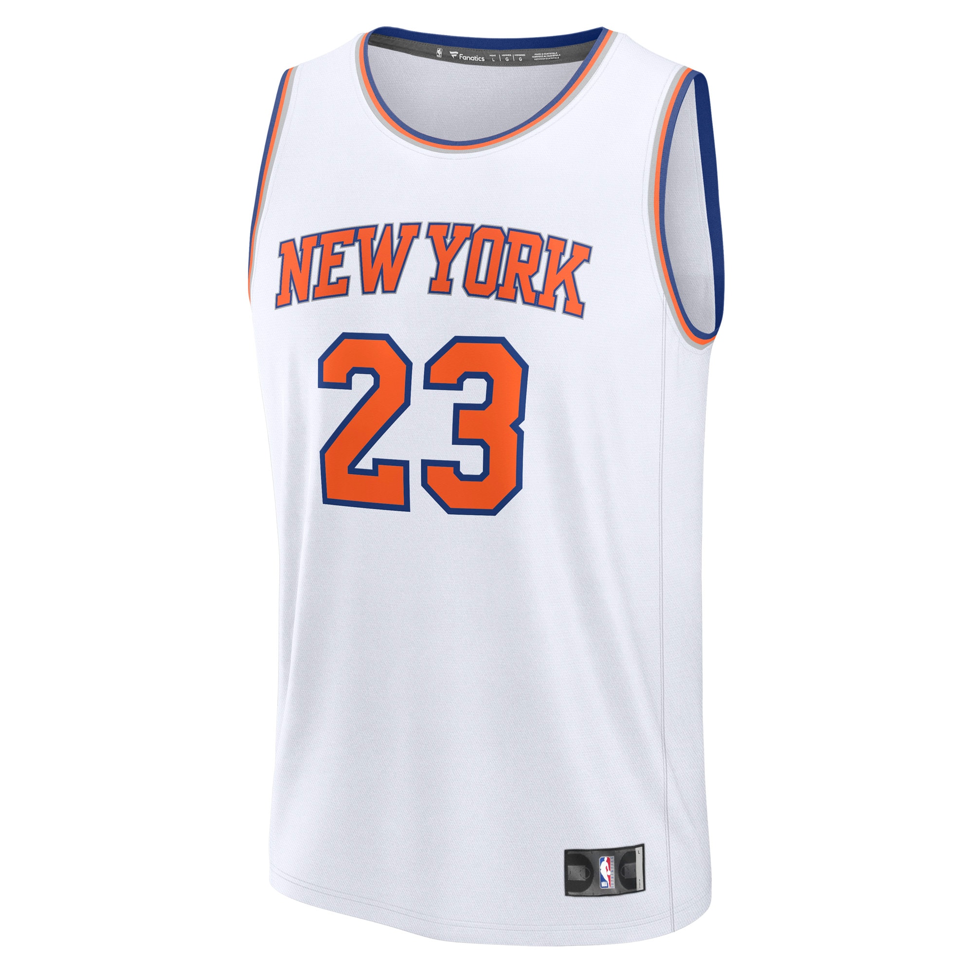Mitchell Robinson New York Knicks Fanatics Fast Break Replica Player Jersey – Association Edition – White Clowdercats