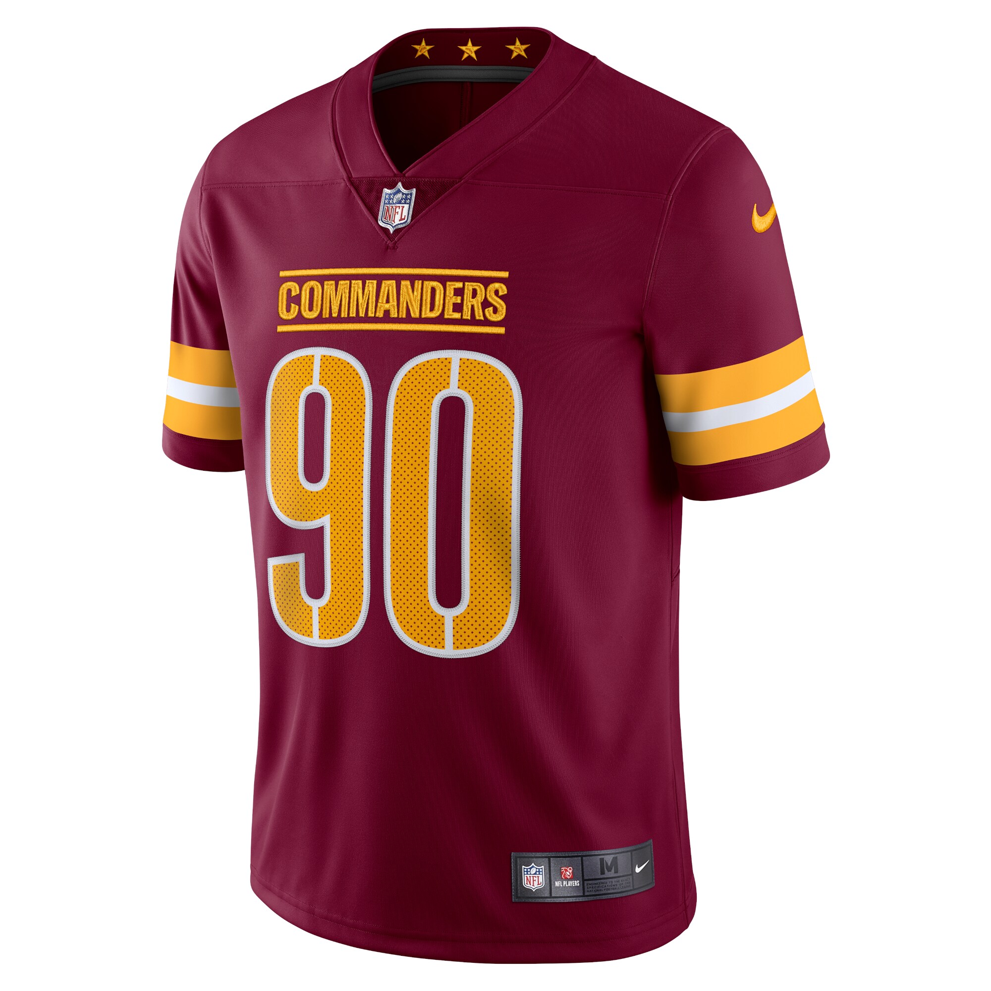 Montez Sweat Washington Commanders Nike Vapor Limited Jersey – Burgundy Clowdercats