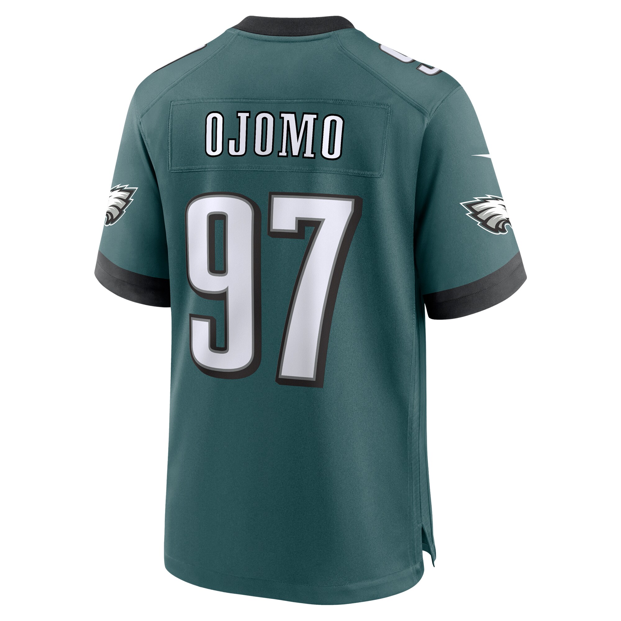 Moro Ojomo Philadelphia Eagles Nike Team Game Jersey – Midnight Green Clowdercats