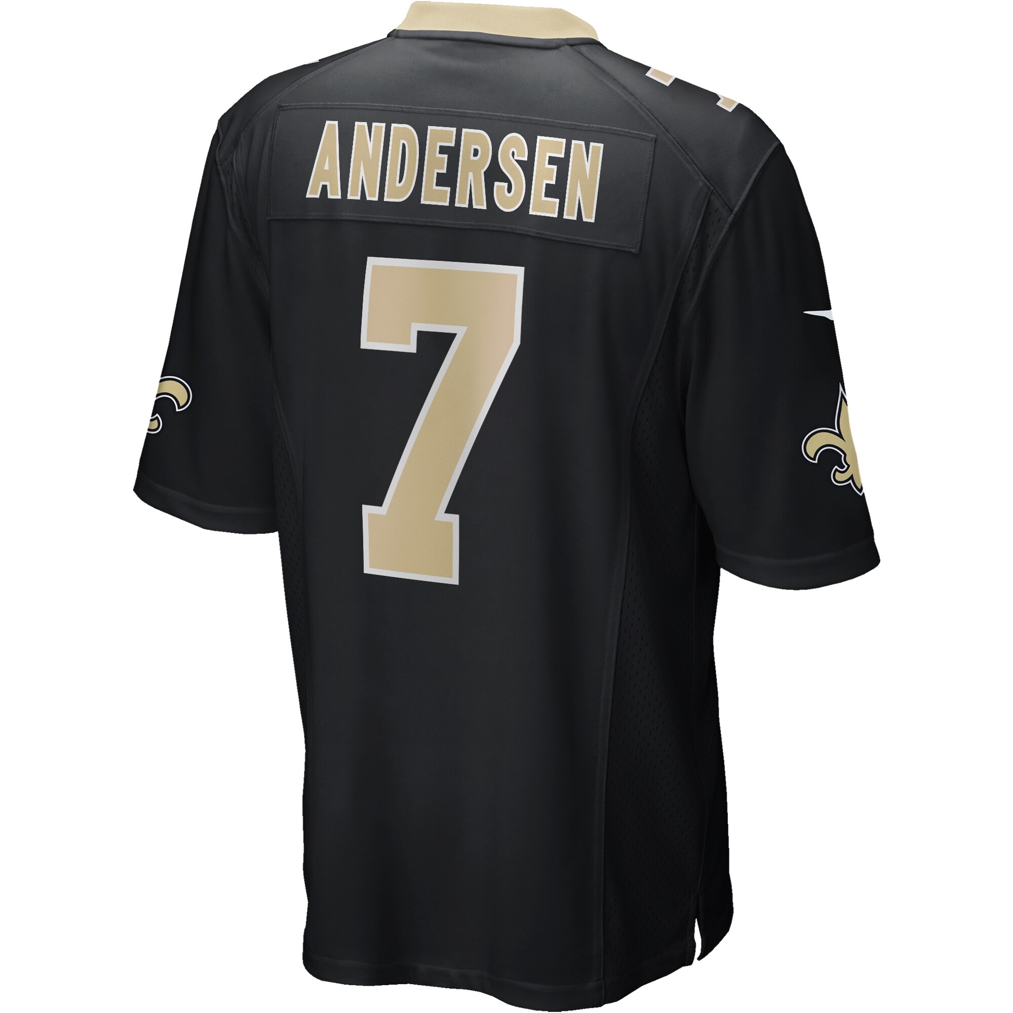Morten Andersen New Orleans Saints Nike Game Retired Player Jersey – Black Clowdercats