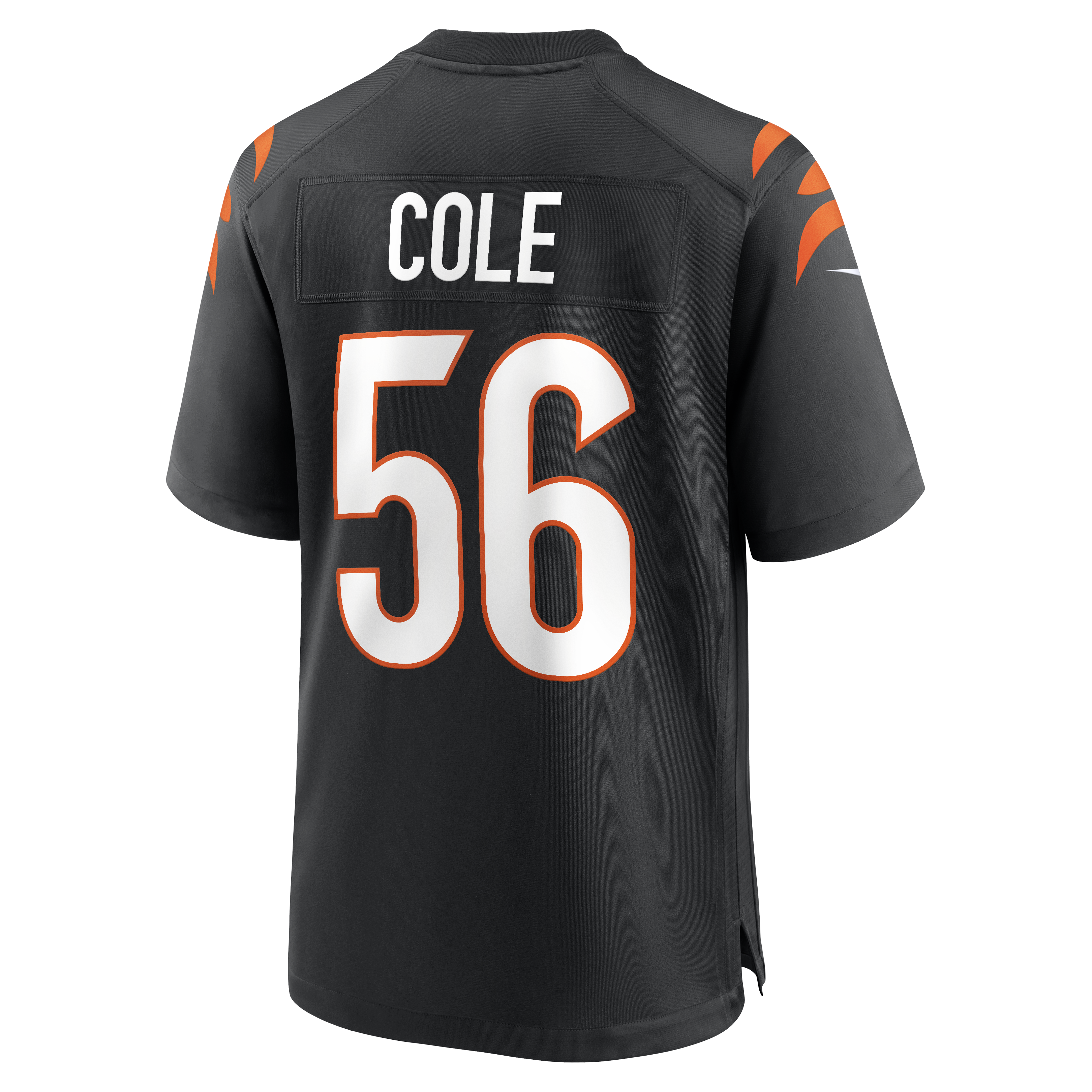 Myles Cole Cincinnati Bengals Nike Team Game Jersey – Black Clowdercats