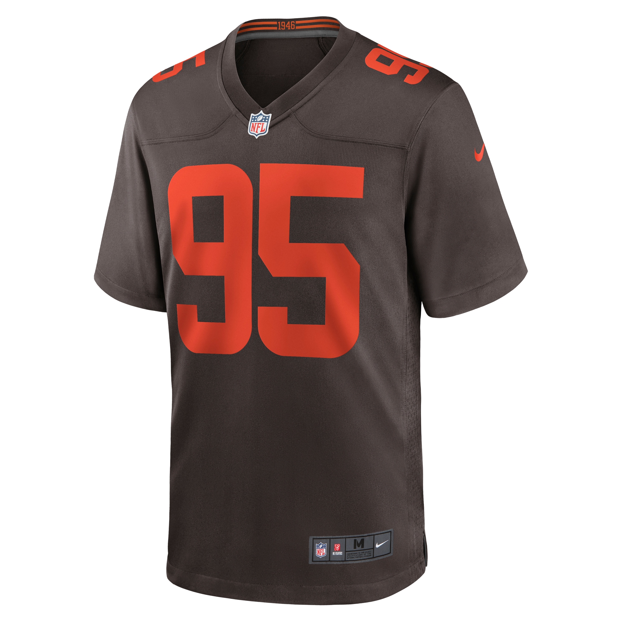 Myles Garrett Cleveland Browns Nike Alpha Dawg Game Jersey – Brown Clowdercats