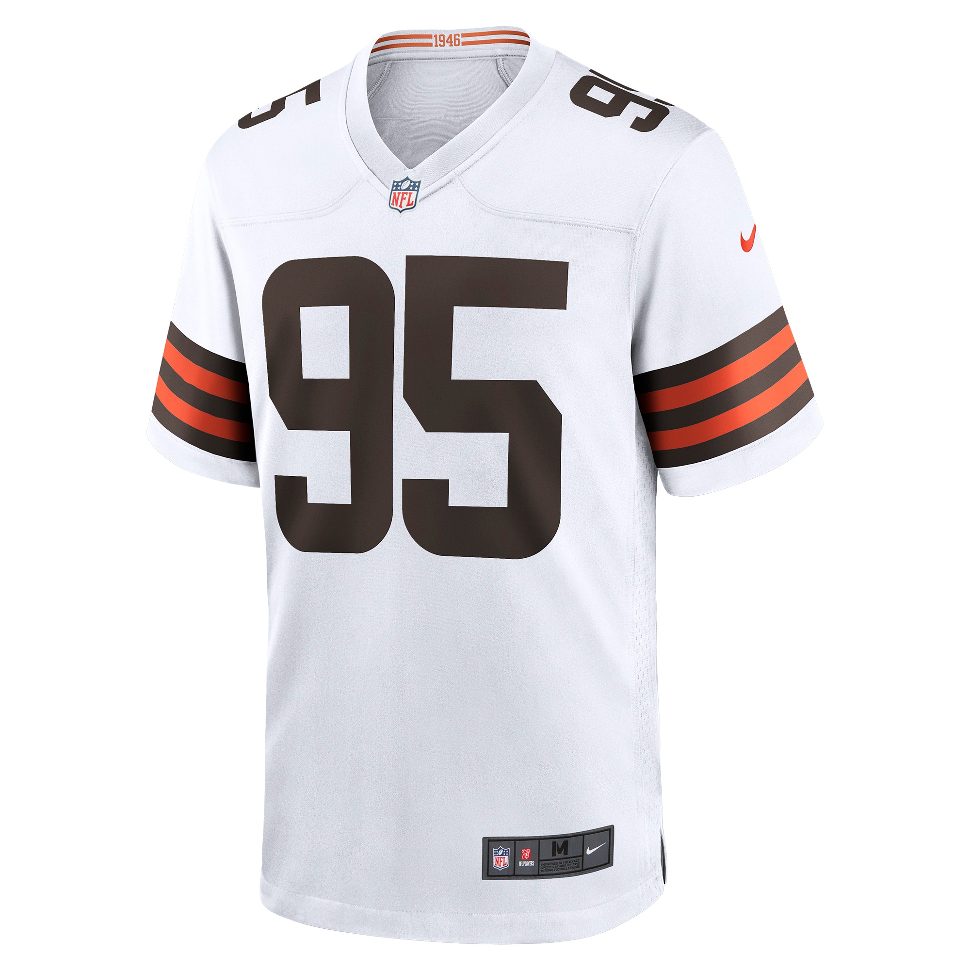 Myles Garrett Cleveland Browns Nike Away Game Jersey – White Clowdercats