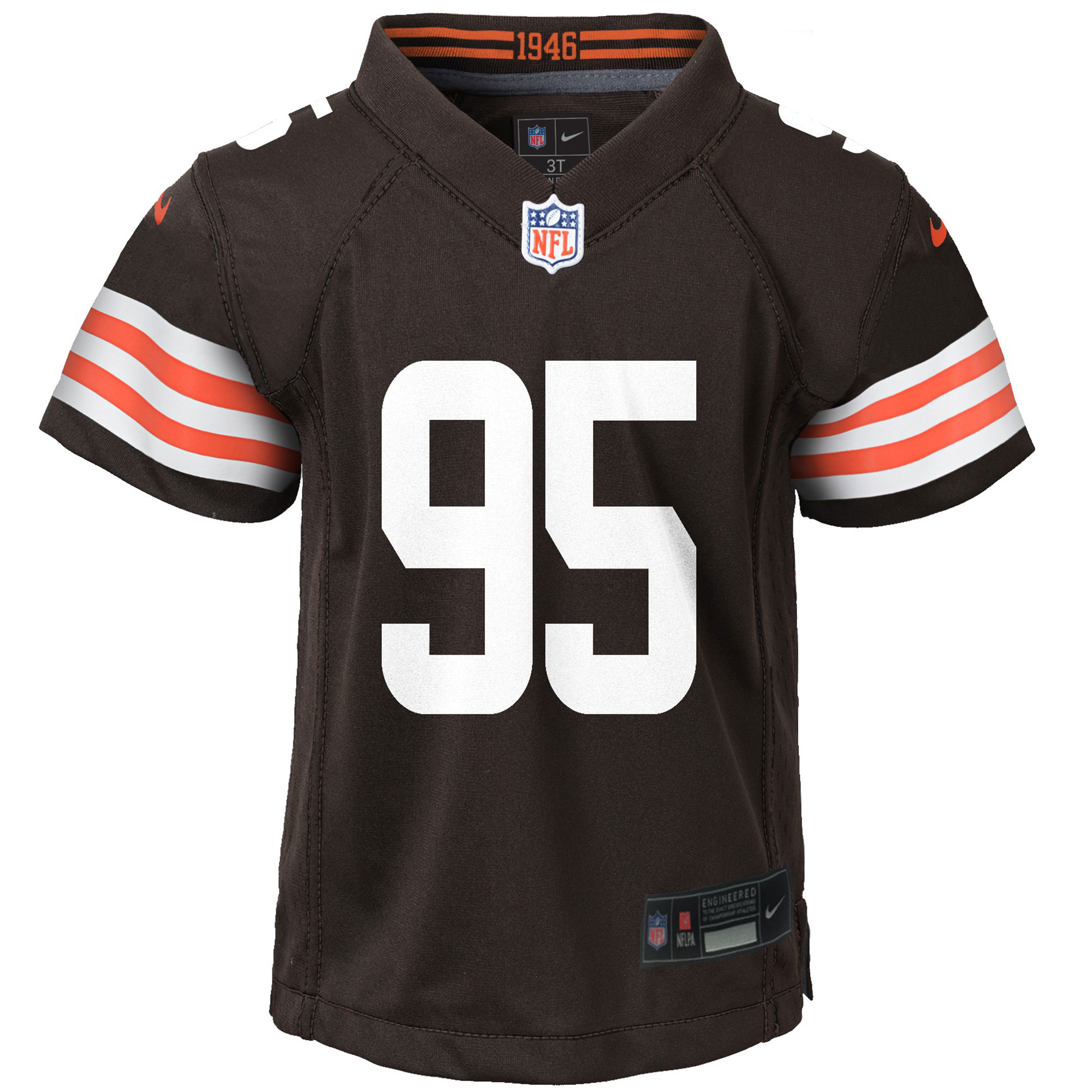 Myles Garrett Cleveland Browns Nike Preschool Player Game Jersey – Brown Clowdercats