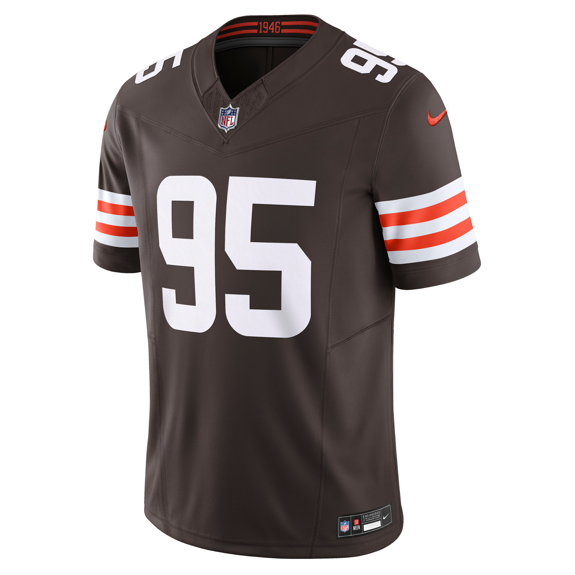 Myles Garrett Cleveland Browns Nike Team Vapor F.U.S.E. Limited Jersey – Brown Clowdercats