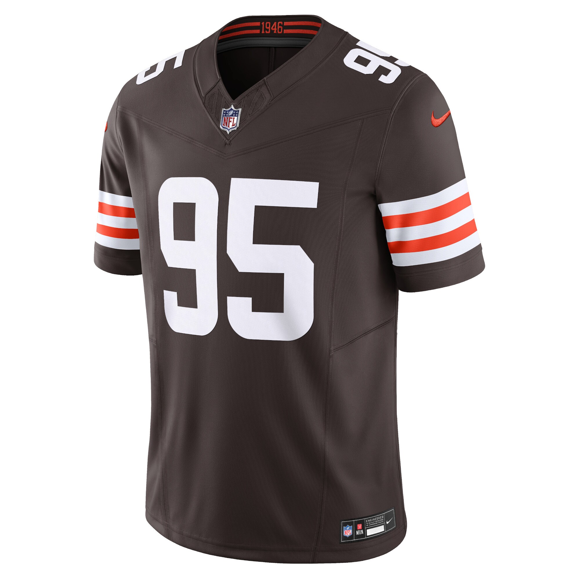 Myles Garrett Cleveland Browns Nike Vapor F.U.S.E. Limited Jersey – Brown Clowdercats