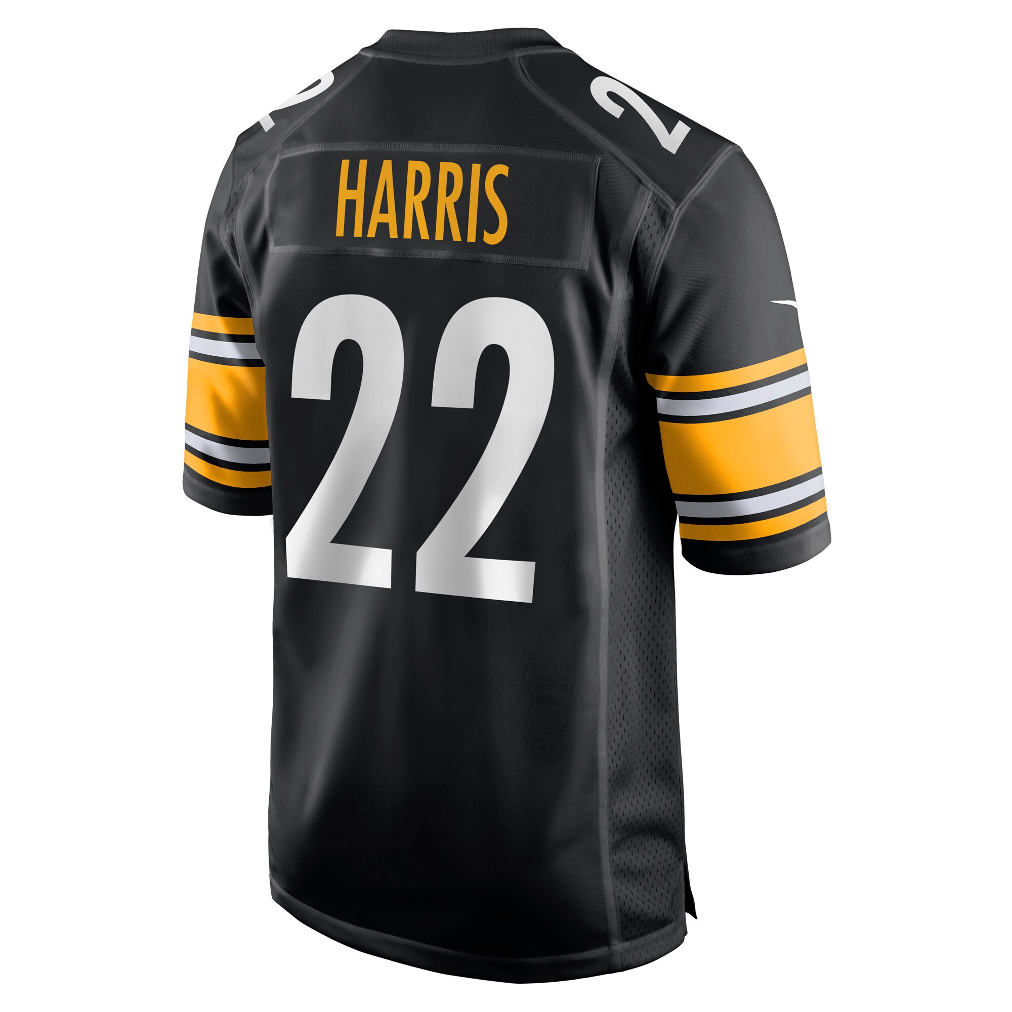 Najee Harris Pittsburgh Steelers Nike Player Game Jersey – Black Clowdercats