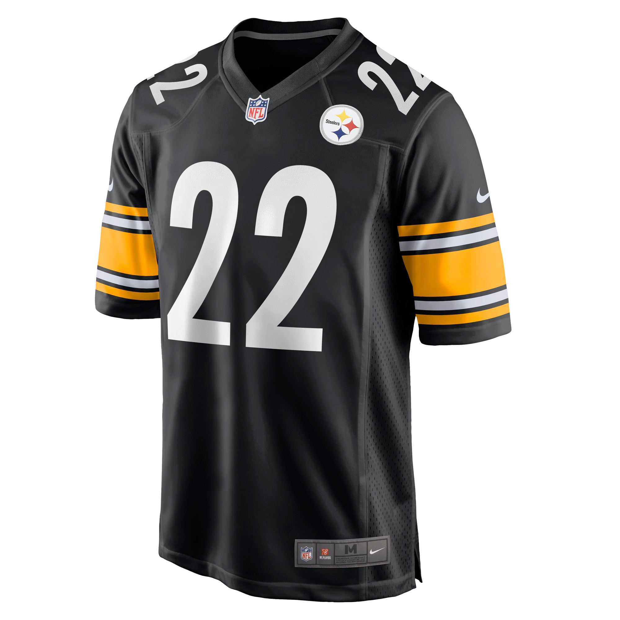 Najee Harris Pittsburgh Steelers Nike Player Game Jersey – Black Clowdercats
