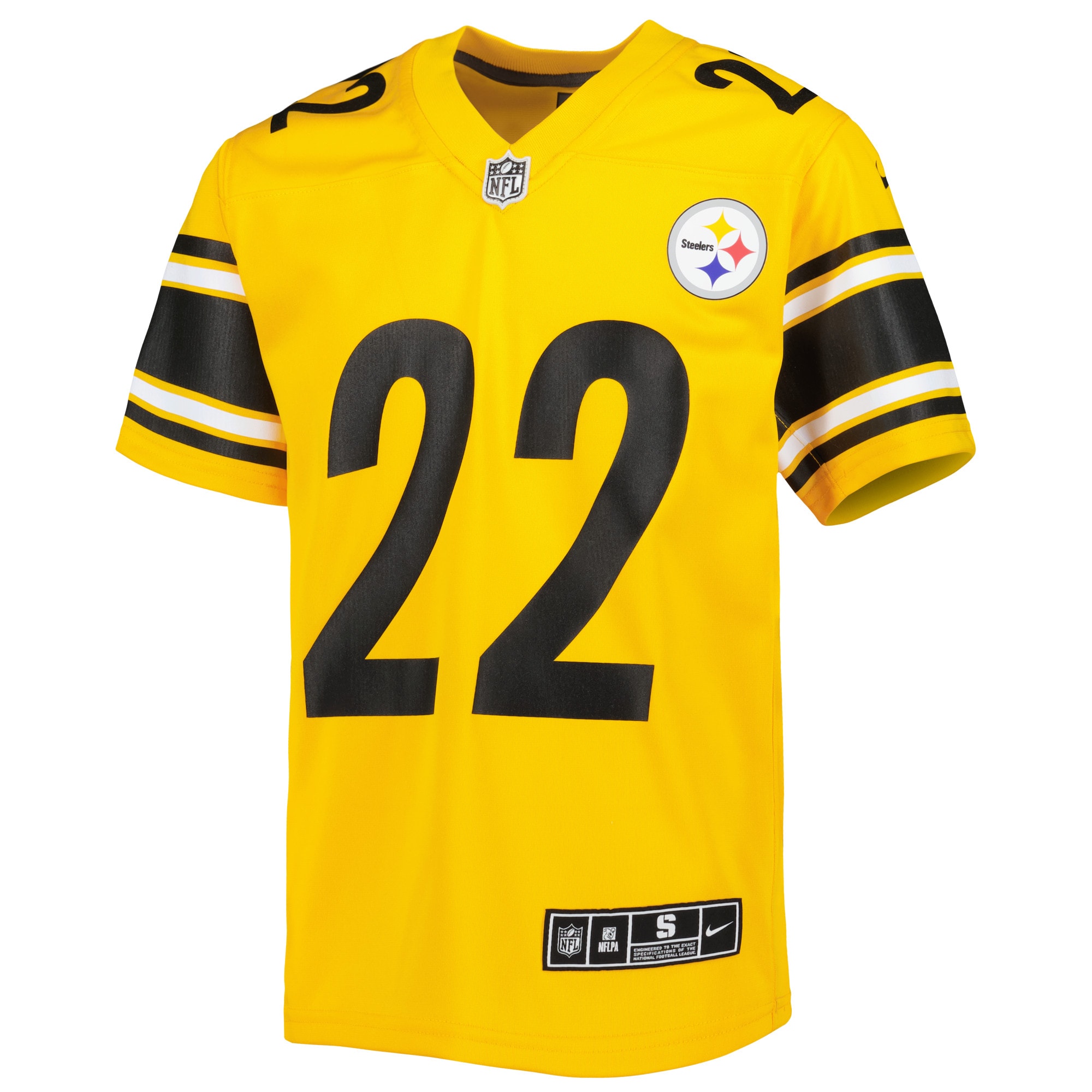 Najee Harris Pittsburgh Steelers Nike Youth Inverted Game Jersey – Gold Clowdercats