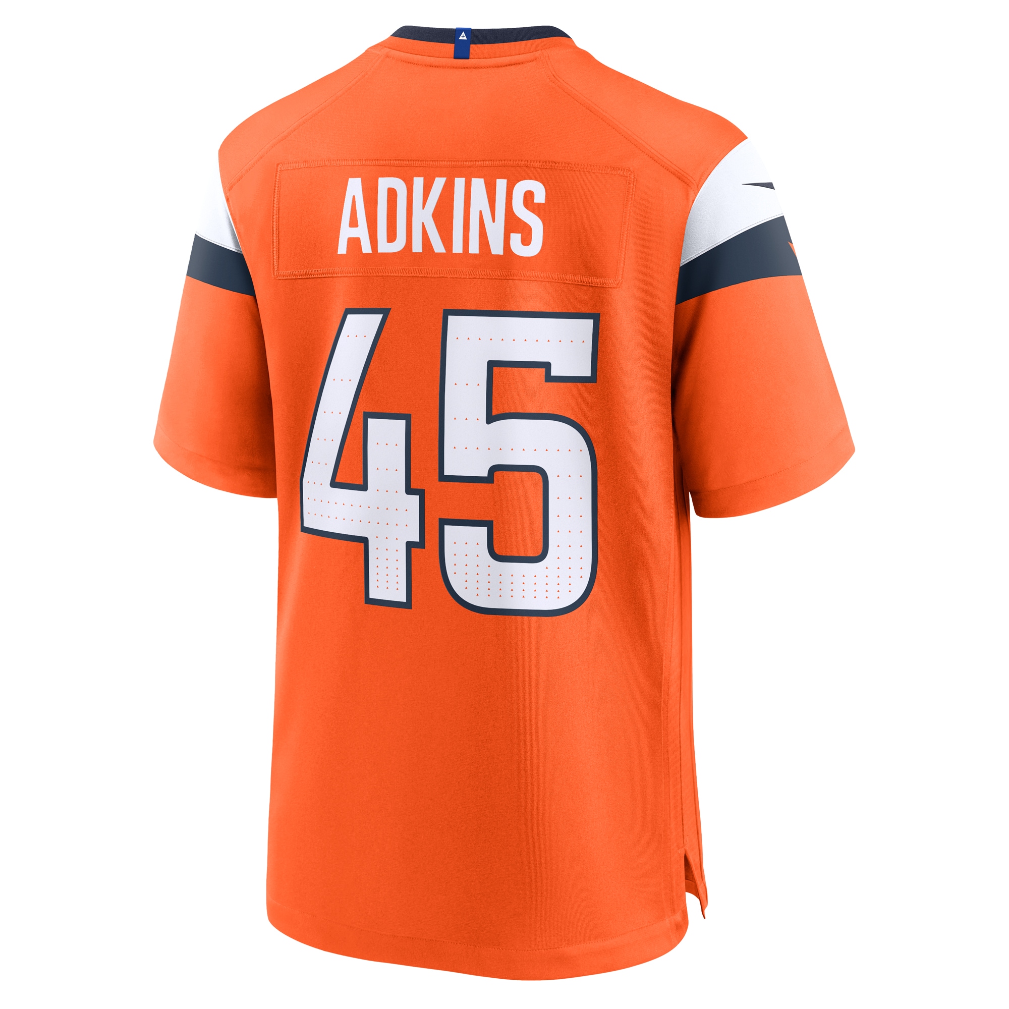 Nate Adkins Denver Broncos Nike Team Game Jersey – Orange Clowdercats