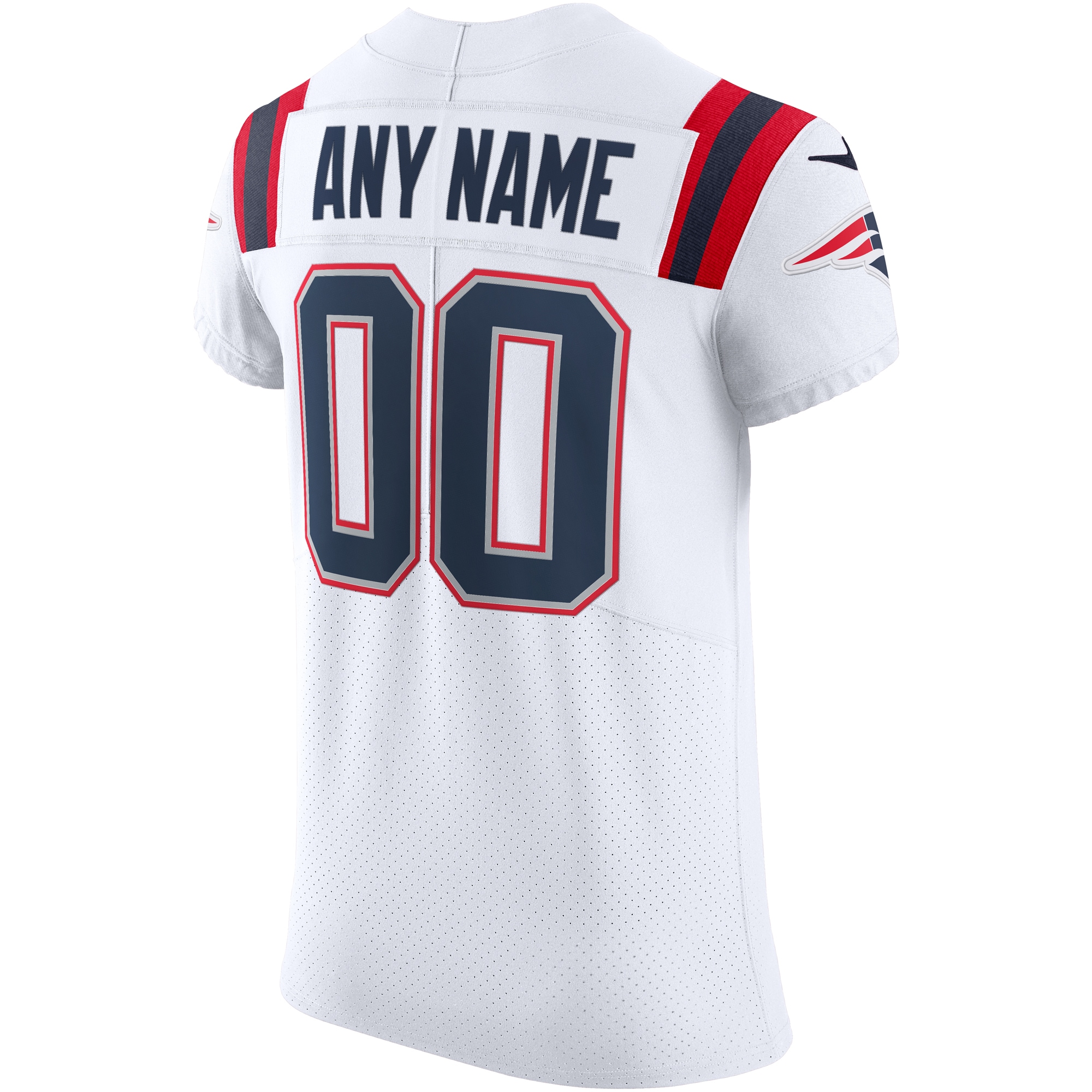 New England Patriots Nike Vapor Elite Custom Jersey – White Clowdercats